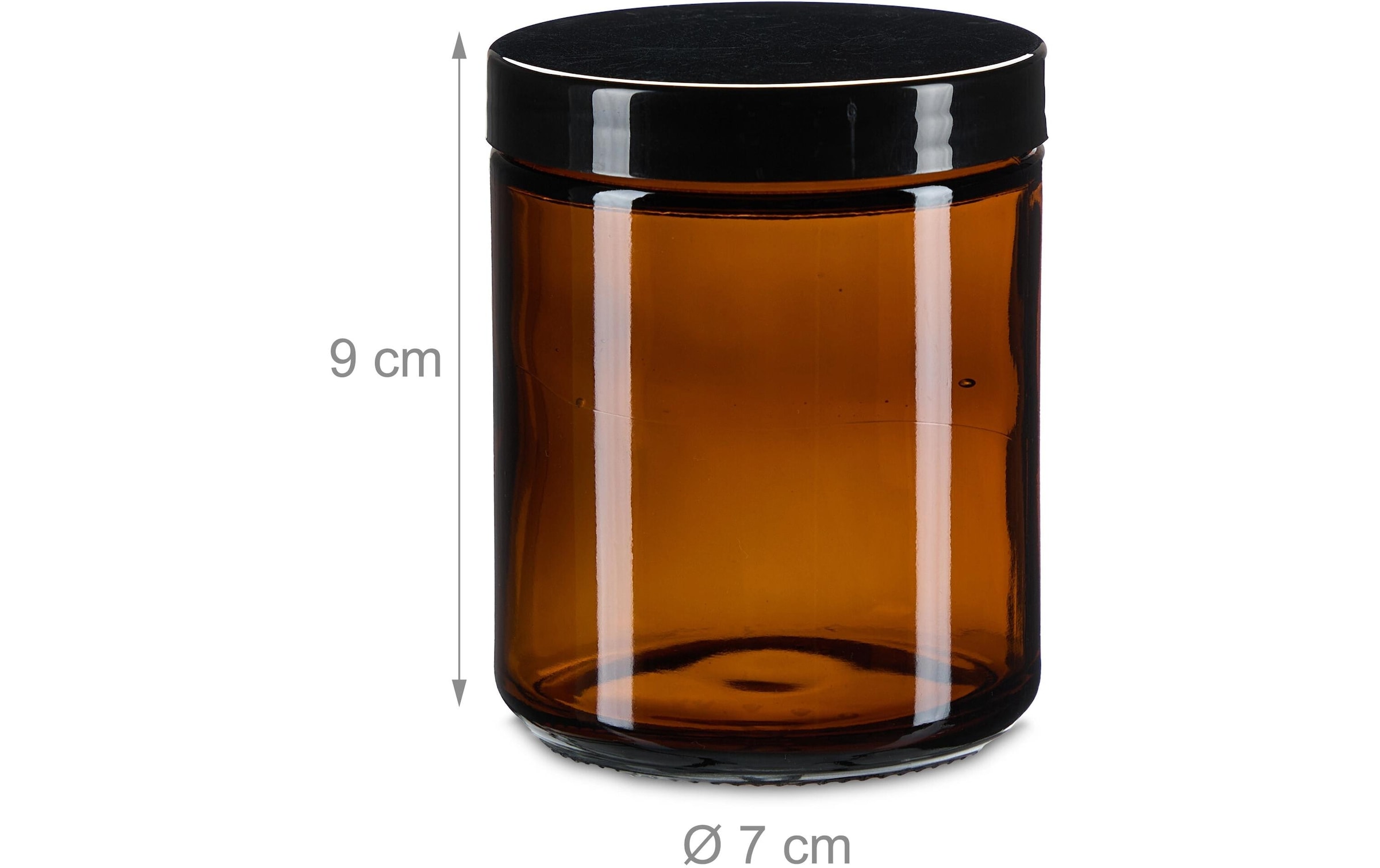 relaxdays Vorratsglas »Salbentiegel 240 ml, 12 Stück«