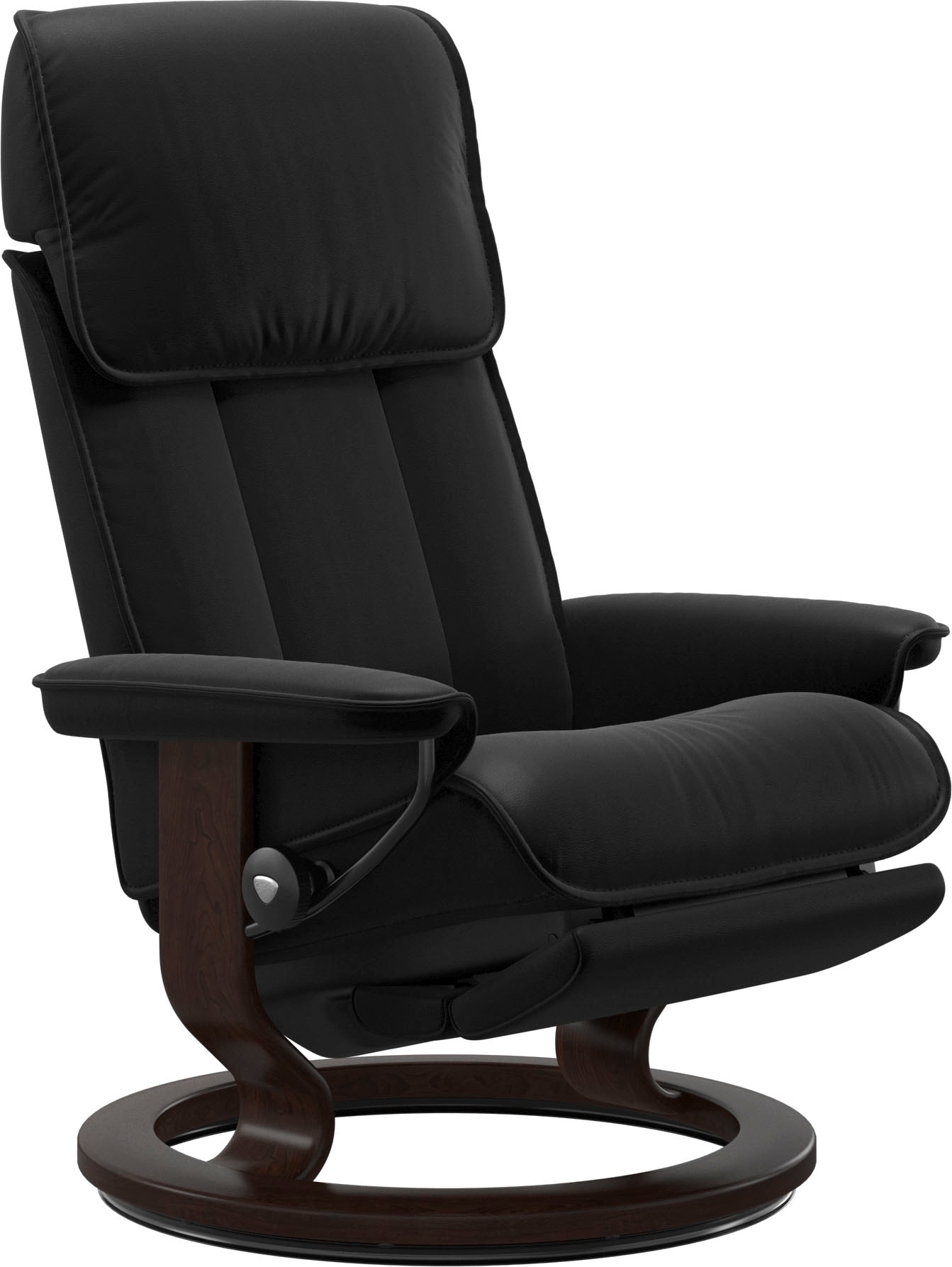 Stressless Relaxsessel "Admiral", verstellbar, optional 2-motorisch, Größe M & L, Gestell Braun