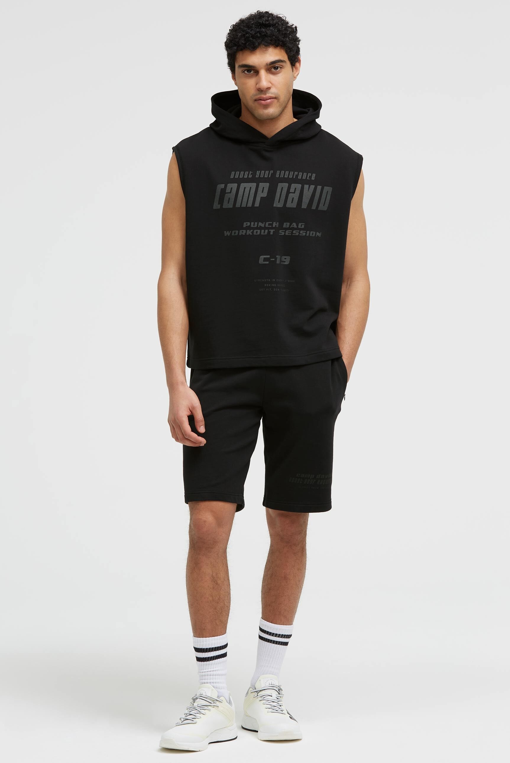 CAMP DAVID Kapuzensweatshirt , aus Baumwolle
