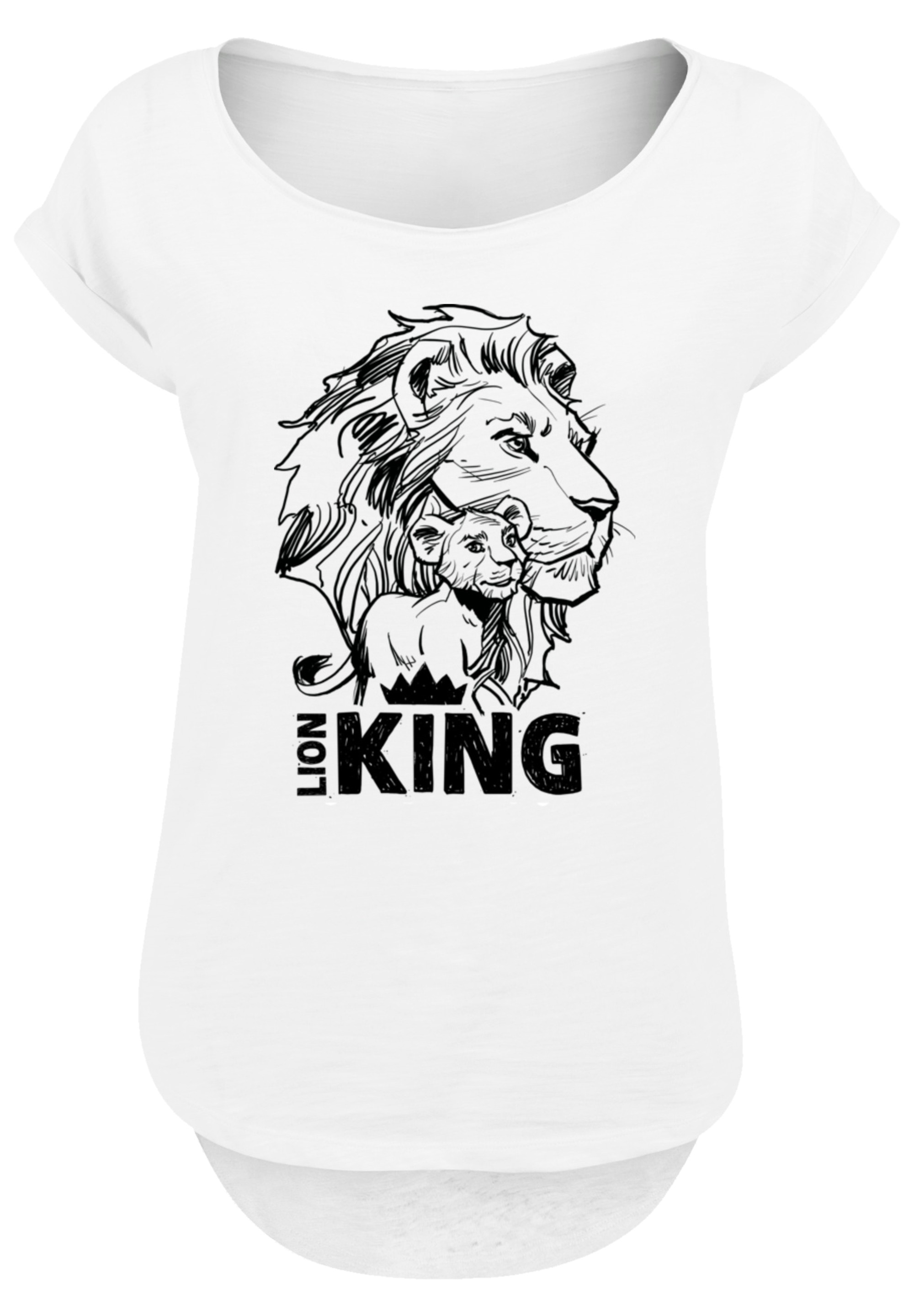 F4NT4STIC T-Shirt »Disney König der Löwen Together white«, Premium Qualität