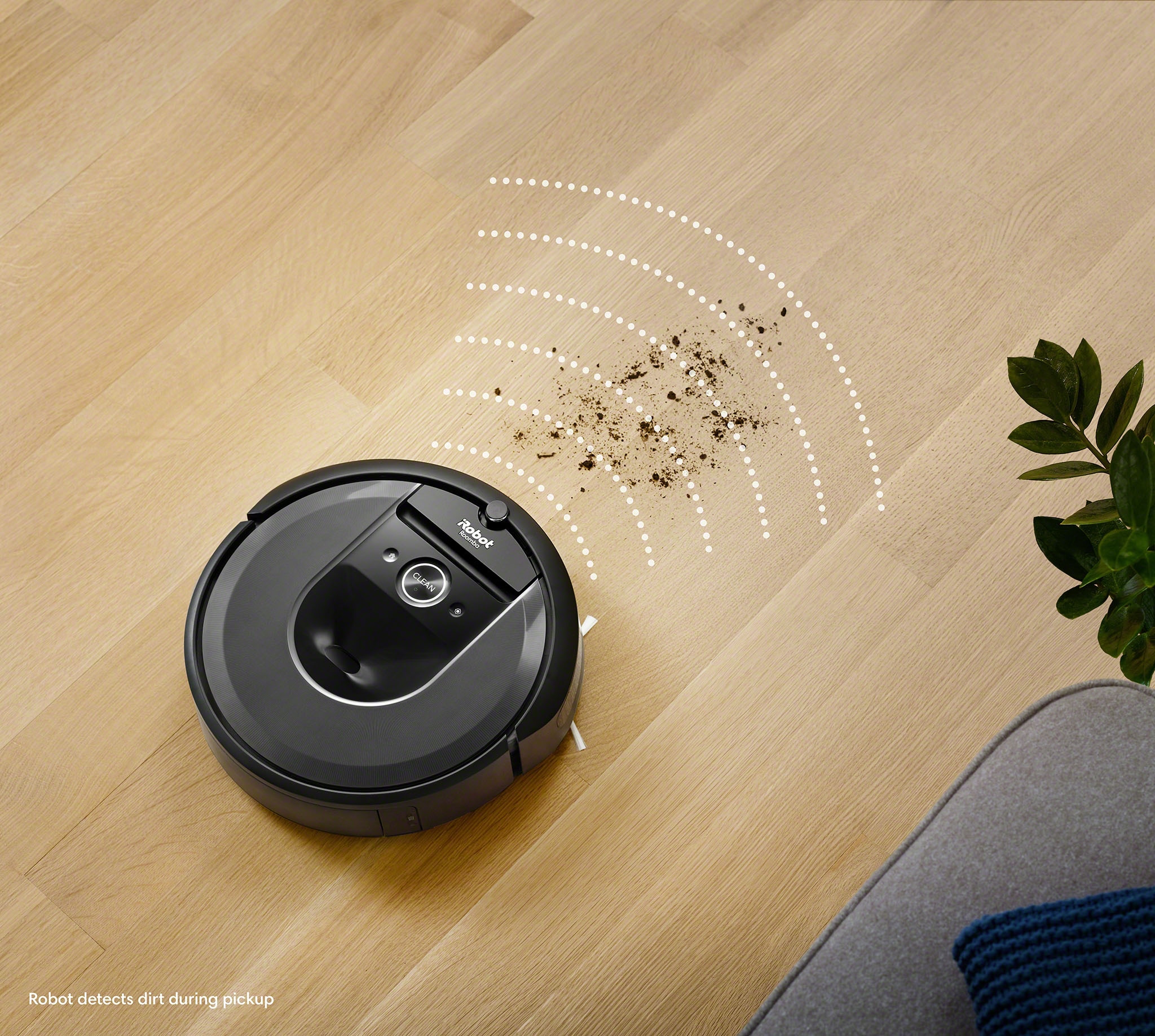 iRobot Saugroboter »Roomba i7 (i7158)«, App-/Sprachsteuerung, Einzelraumkaritierung