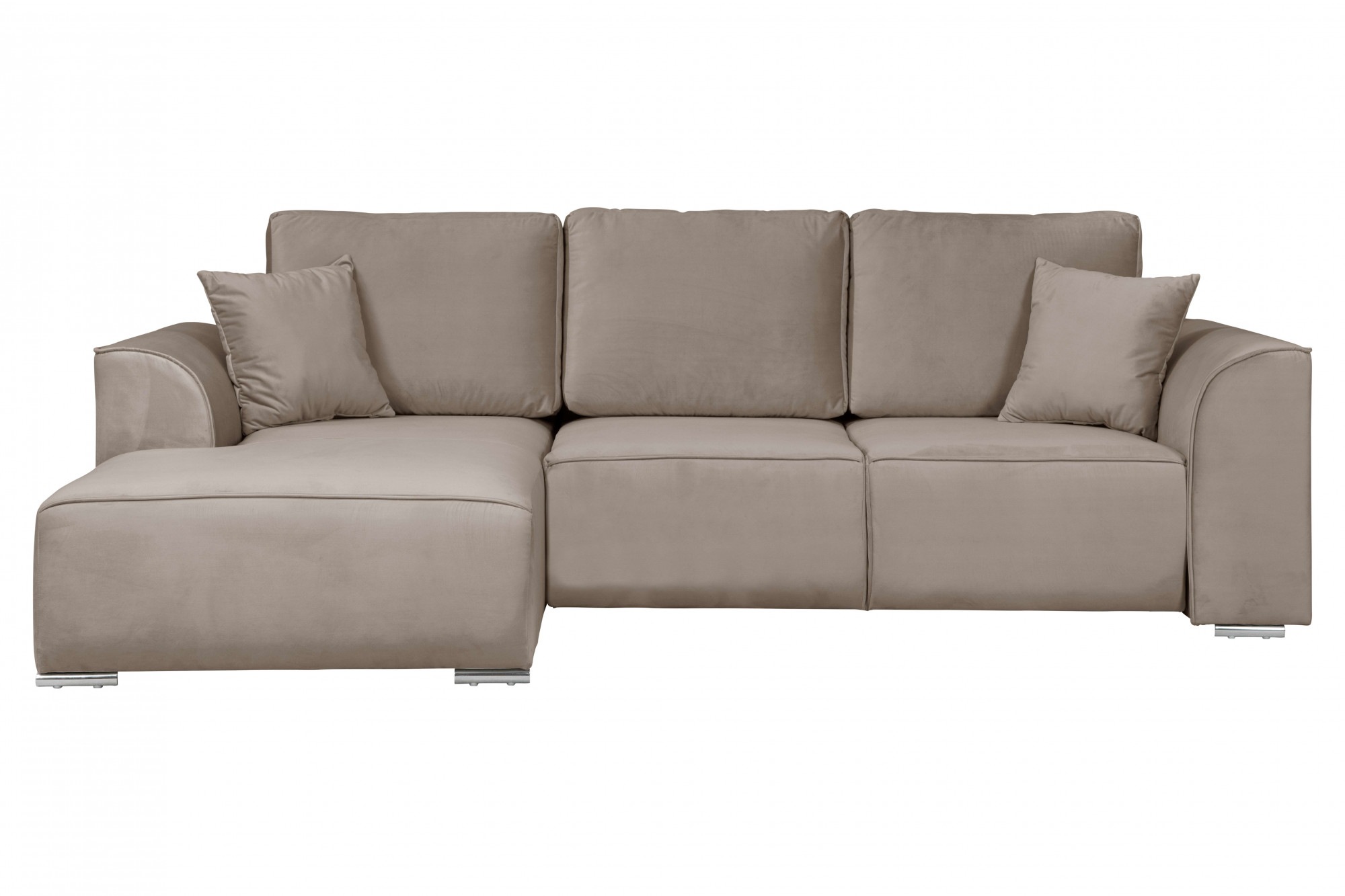 INOSIGN Ecksofa »BEATRICE optionale Schlafsofa mit Bettkasten, B/T/H: 265/170/86 cm«, L-Form, wahlweise auch mit Bettfunktion und Bettkasten