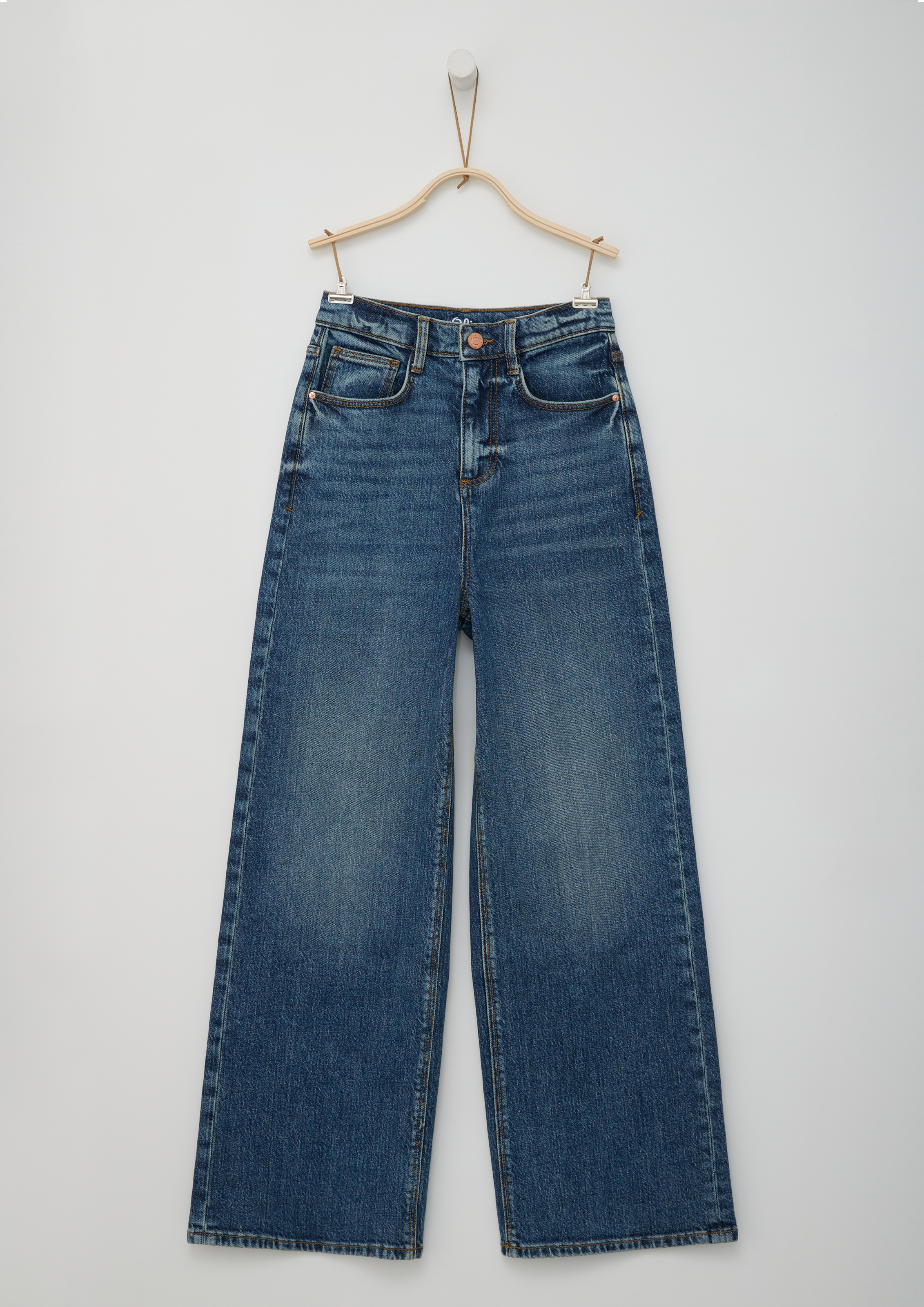 s.Oliver Junior Weite Jeans, im Five-Pocket Style