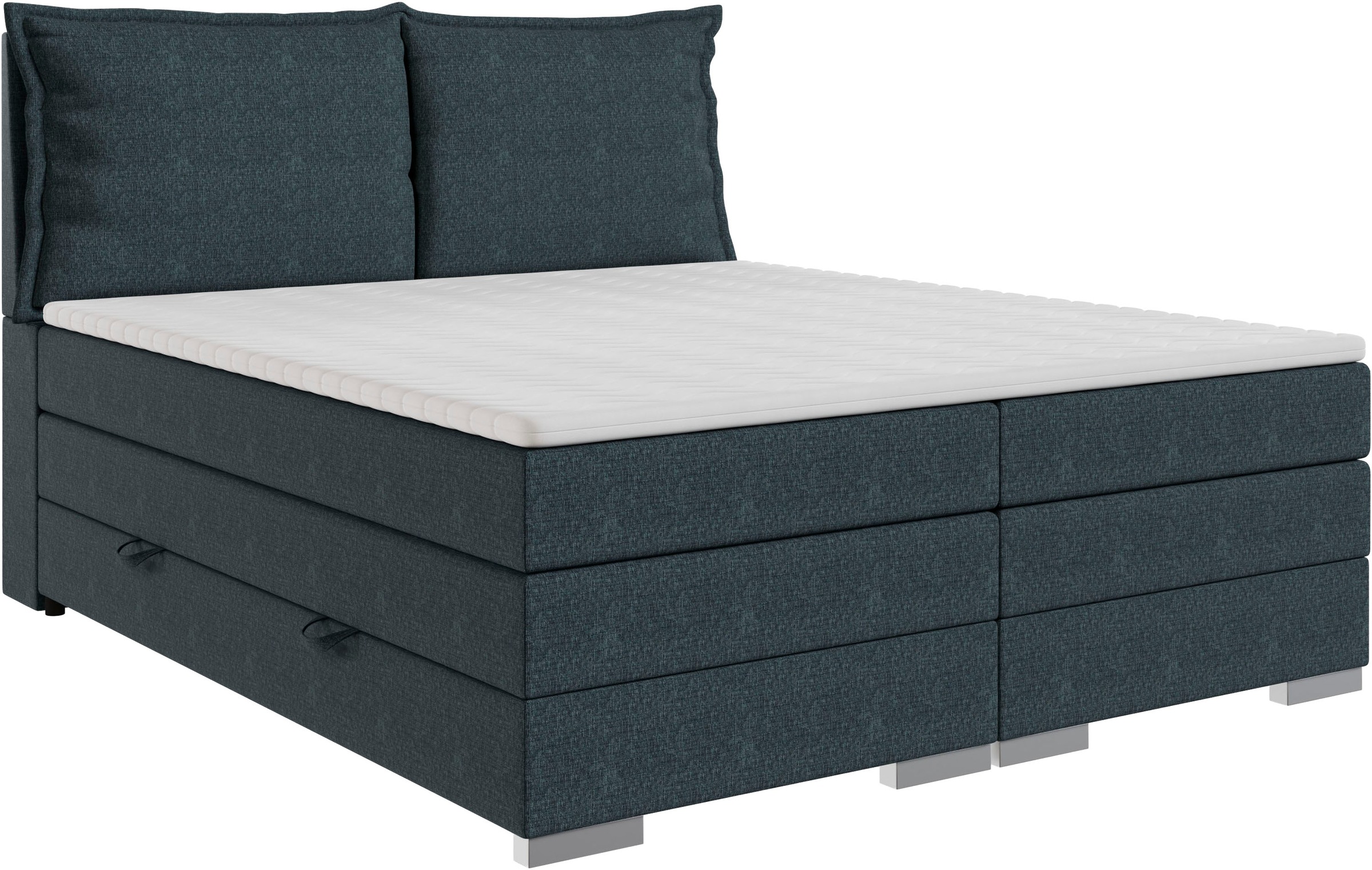 FORTE Boxspringbett "Pillows" in verschiedenen Farben erhältlich
