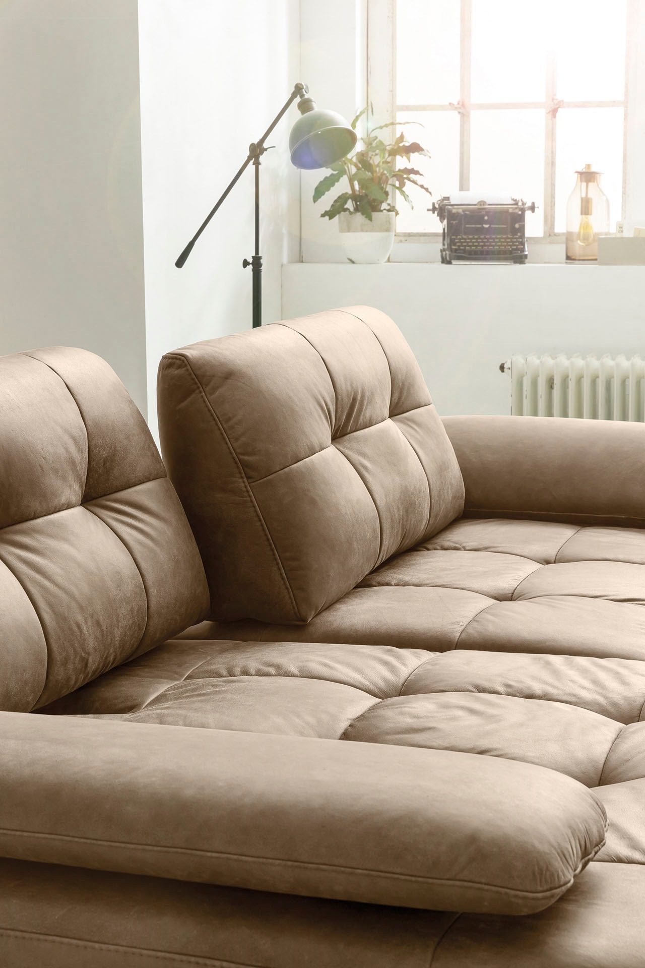 exxpo - Metallfüße sofa | Inklusive fashion Ecksofa, kaufen Sitztiefenverstellung, BAUR Armlehnenverstellung