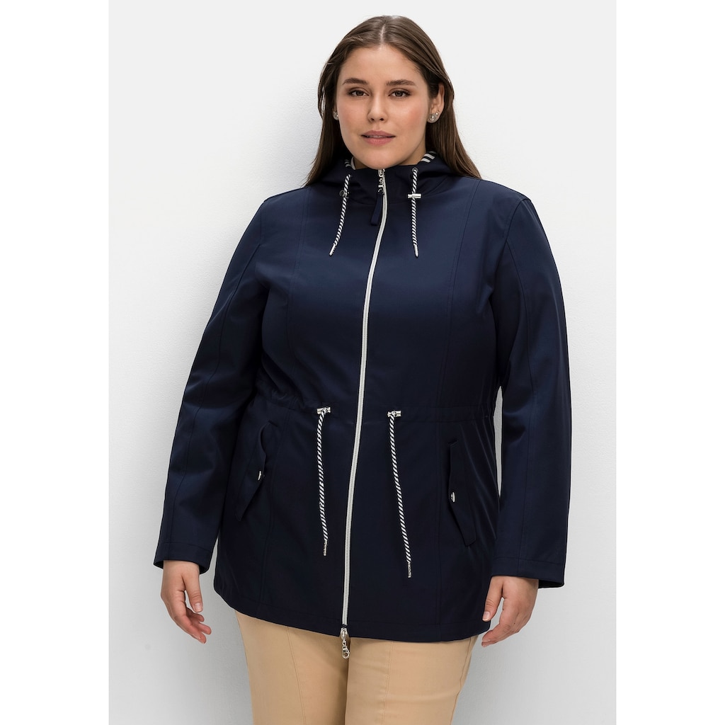 Sheego Softshelljacke »Große Größen«, mit Kapuze