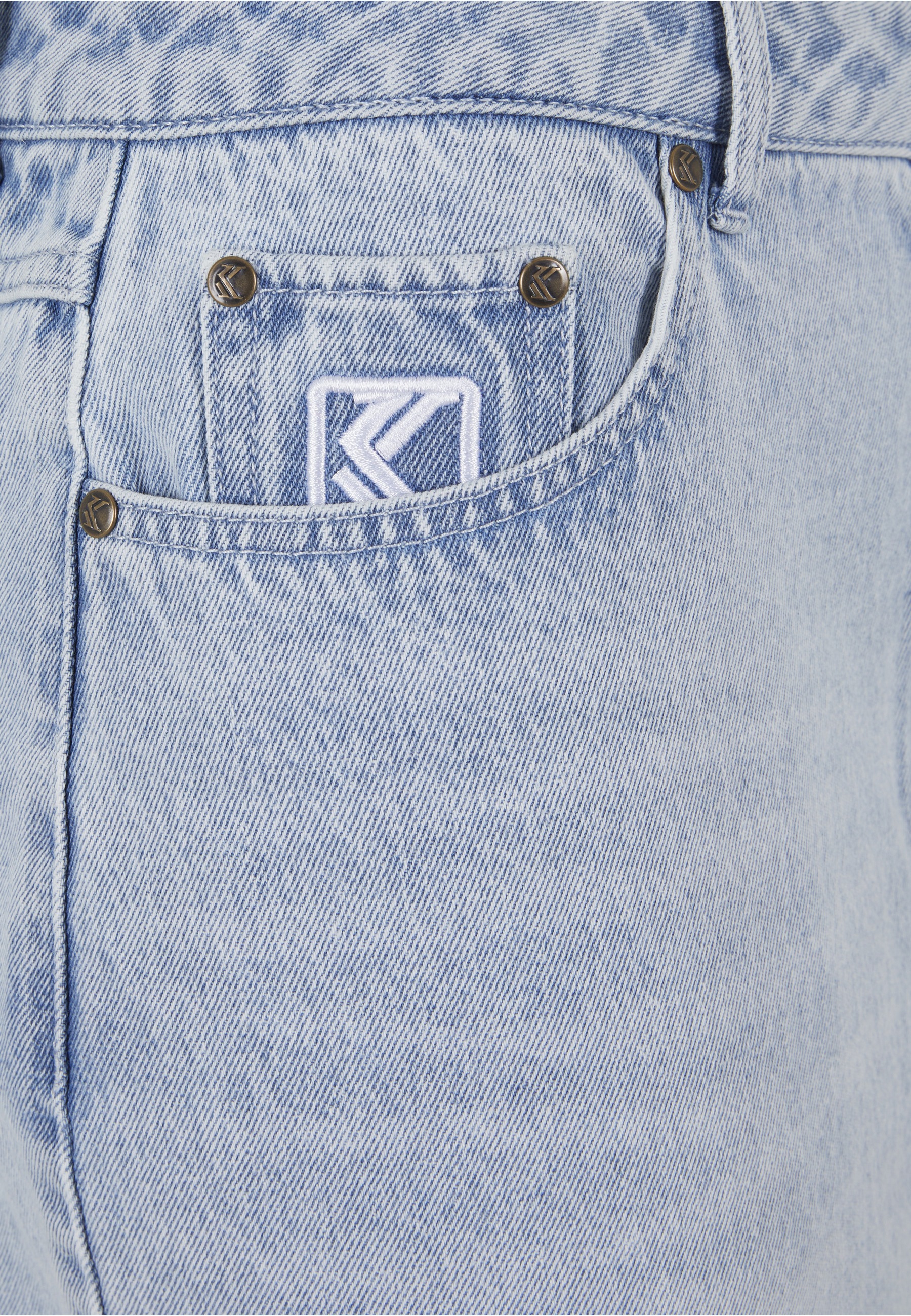 Karl Kani Maxirock »Karl Kani Damen KW242-033-1 Karl Kani OG Long Denim Skirt« 1 Stk.