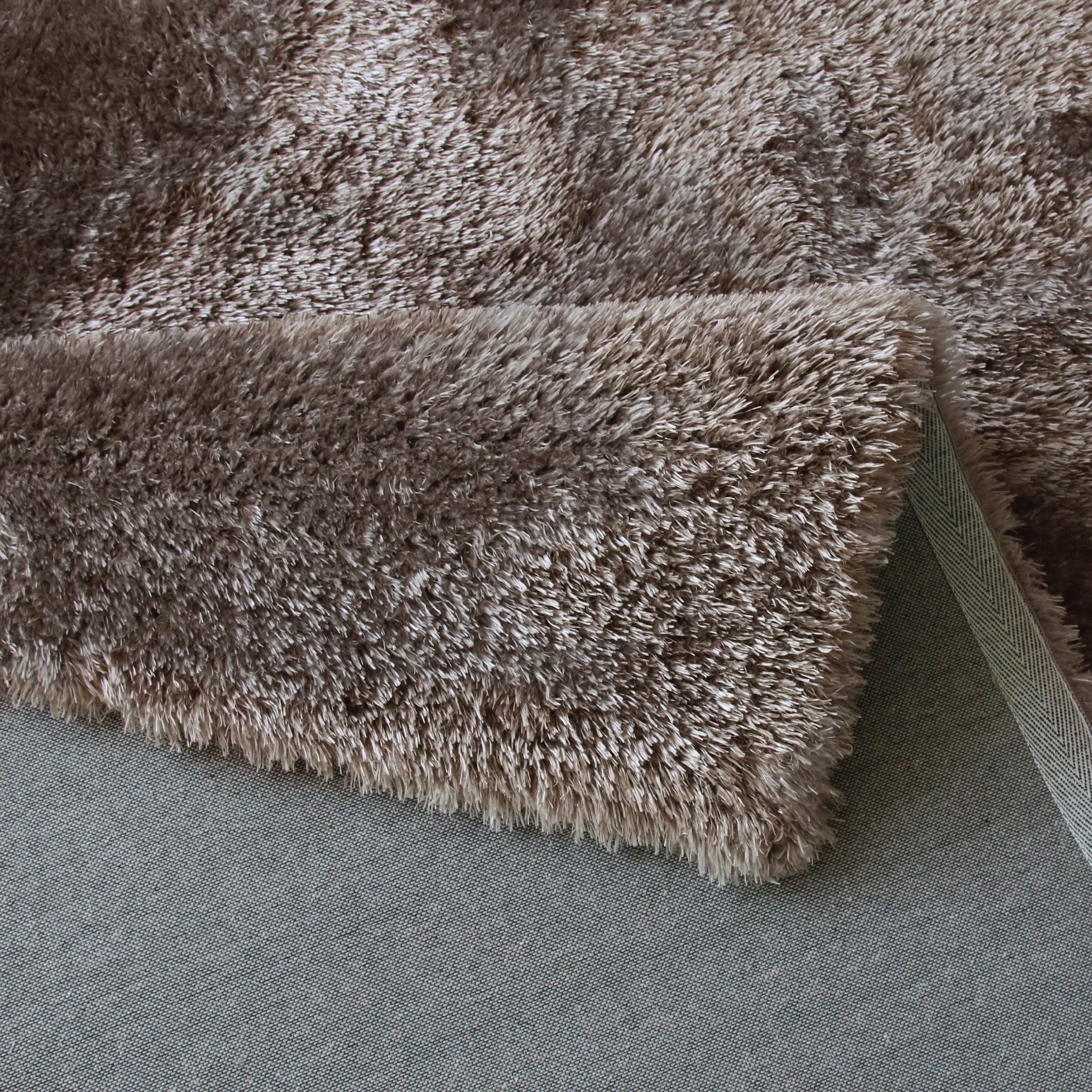my home Hochflor-Teppich »Micro Shaggy«, rechteckig, 53 mm Höhe, weich, flauschig, Uni-Farben, Wohnzimmer, Schlafzimmer, Kinderzimmer