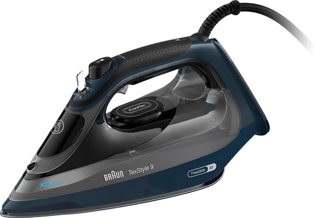 Braun "TexStyle 9 SI 9682 DB - 3.200 W, 260 g Dampfstoß, 330 ml Wassertank" günstig online kaufen