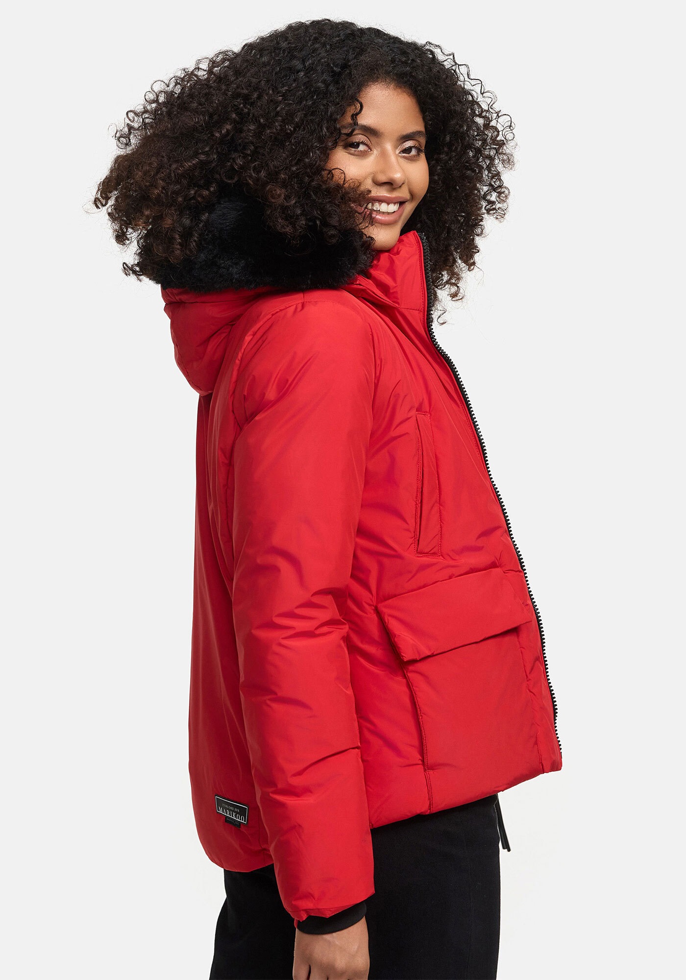 Marikoo Winterjacke »Morinaa«, mit großer Kapuze