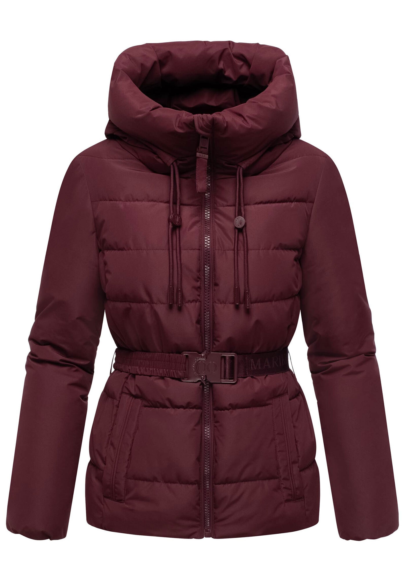 Marikoo Winterjacke »Himee« mit praktischem Taillengürtel und robuster Klickschnalle