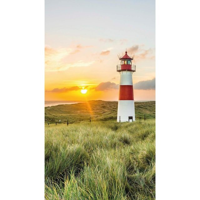 Wall-Art Vliestapete »Leuchtturm auf Sylt« online kaufen | BAUR