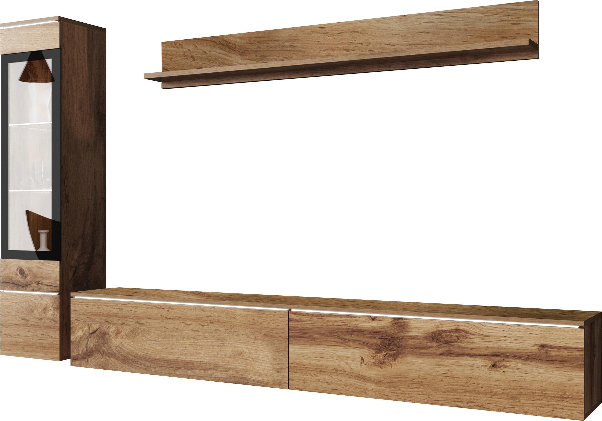 INOSIGN Wohnwand "VERA I, Vitrinen Türanschlag links/rechts wechselbar" Kom günstig online kaufen