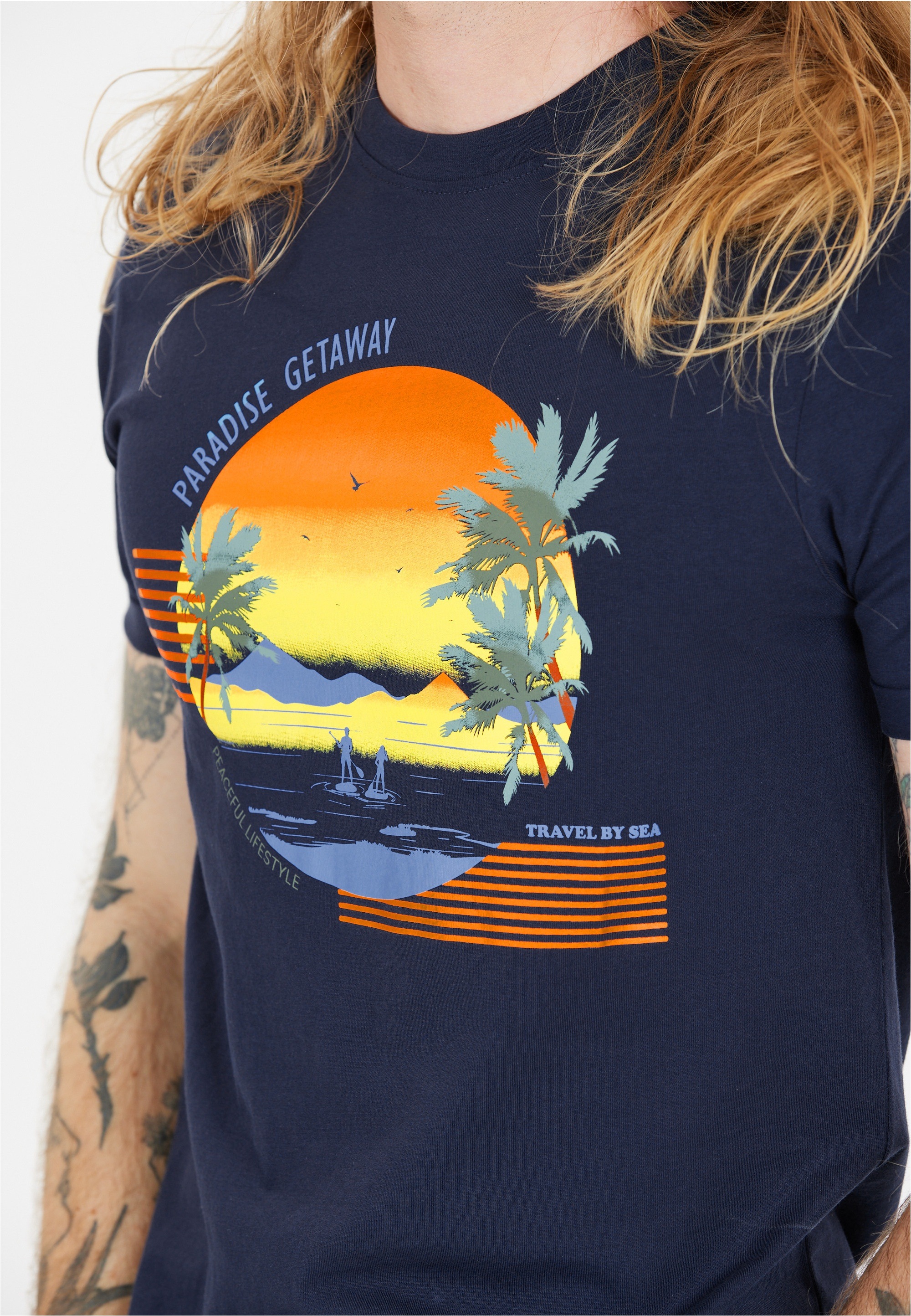 CRUZ Funktionsshirt »Flair«, mit modischem Print für einen lässigen Look