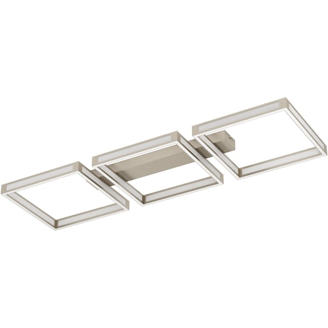 EGLO Deckenleuchte »ALTAFLOR«, Deckenleuchte in nickel aus Stahl - 12X2,8W  - Warmweiß | BAUR