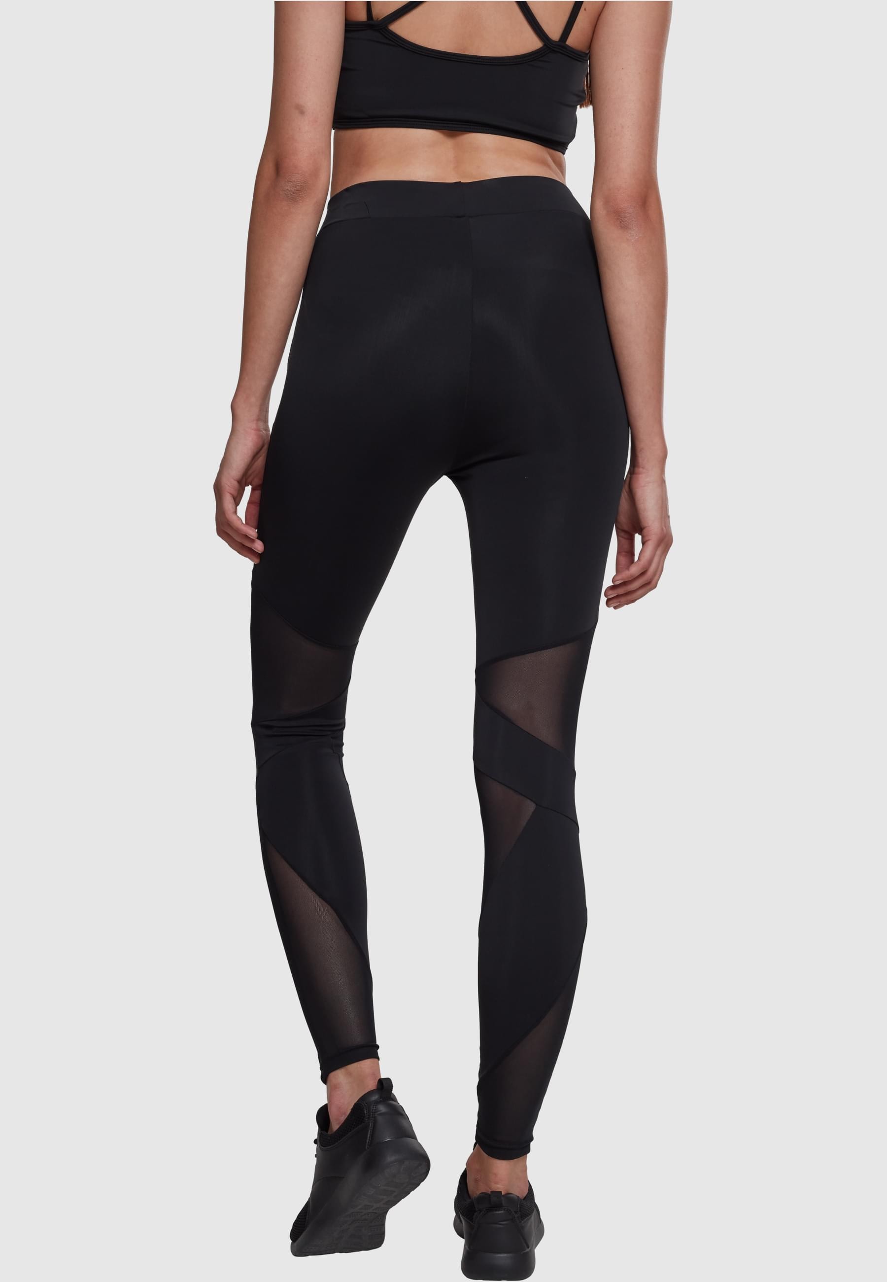 URBAN CLASSICS Leggings »Urban Classics Damen Ladies Triangle Tech Mesh Leggings«, (1 tlg.)