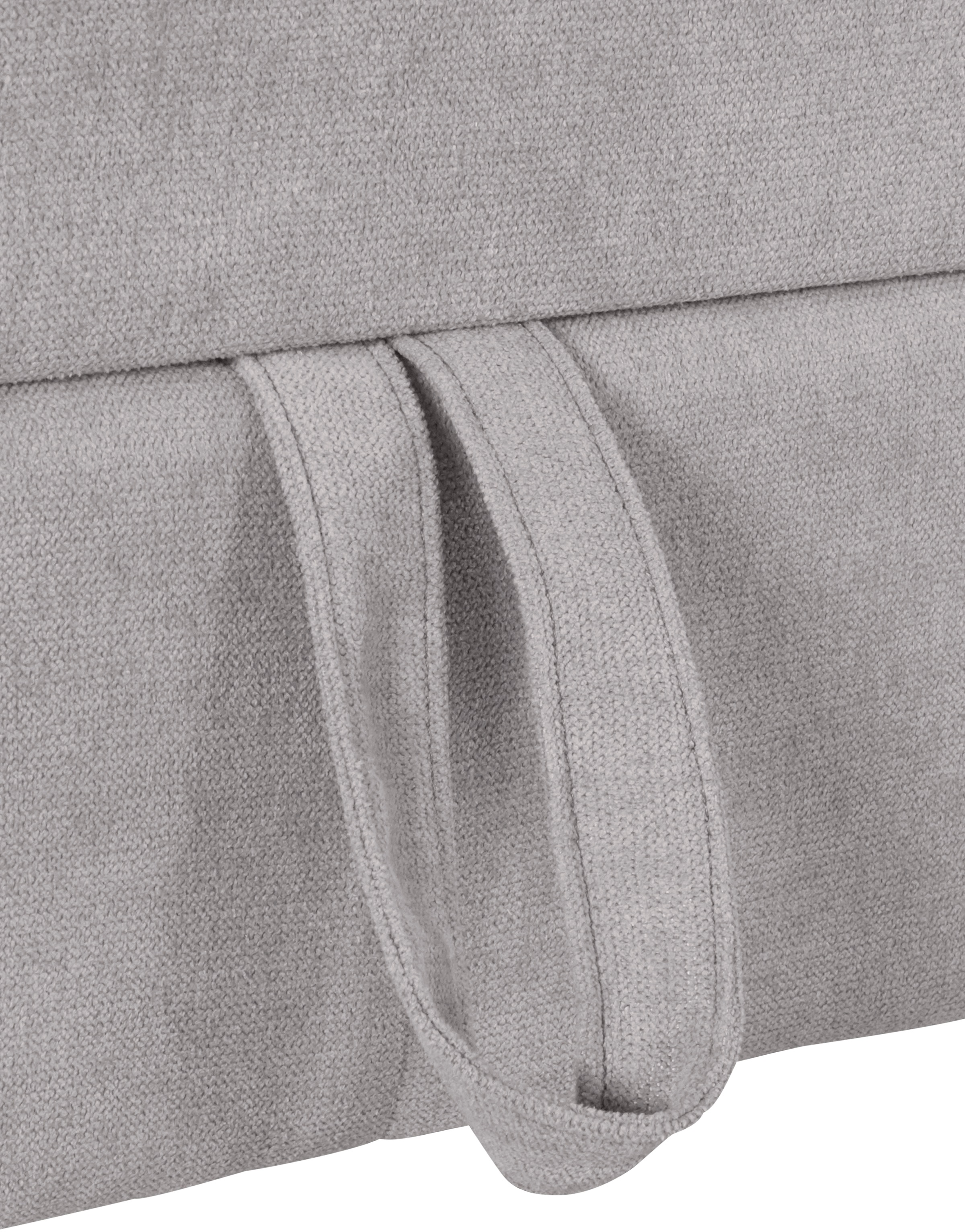 COTTA Ecksofa »Chef L-Form«, mit Kopfteilverstellung, edle Metallkufen, wahlweise mit Bettfunktion