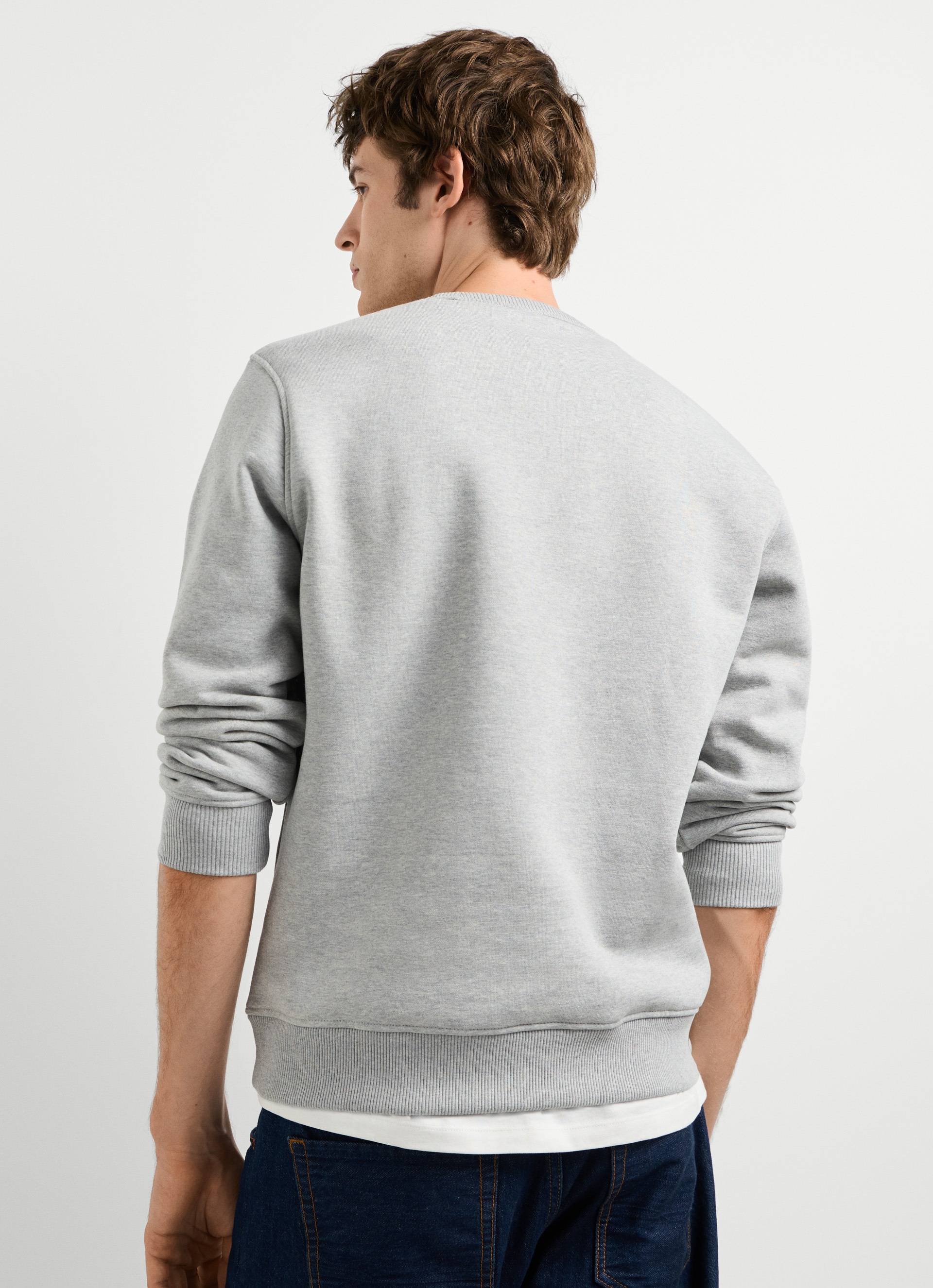 Pepe Jeans Sweatshirt »JEFFERSON CREW«, mit Logostickerei, Baumwollmix
