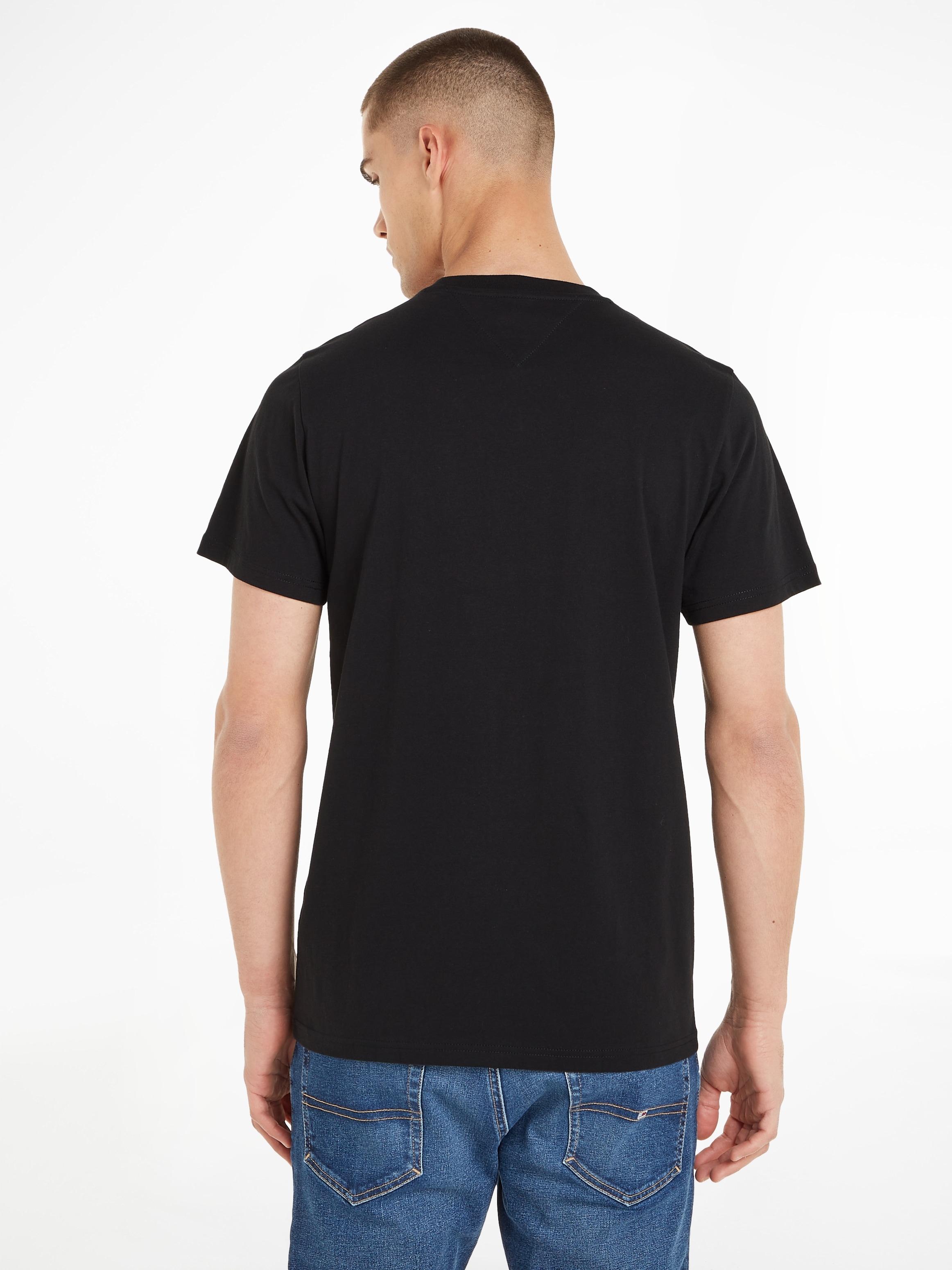 Tommy Jeans T-Shirt »TJM SLIM ESSTNL GRAPHIC TEE EXT«, mit Tommy Jeans Logodruck