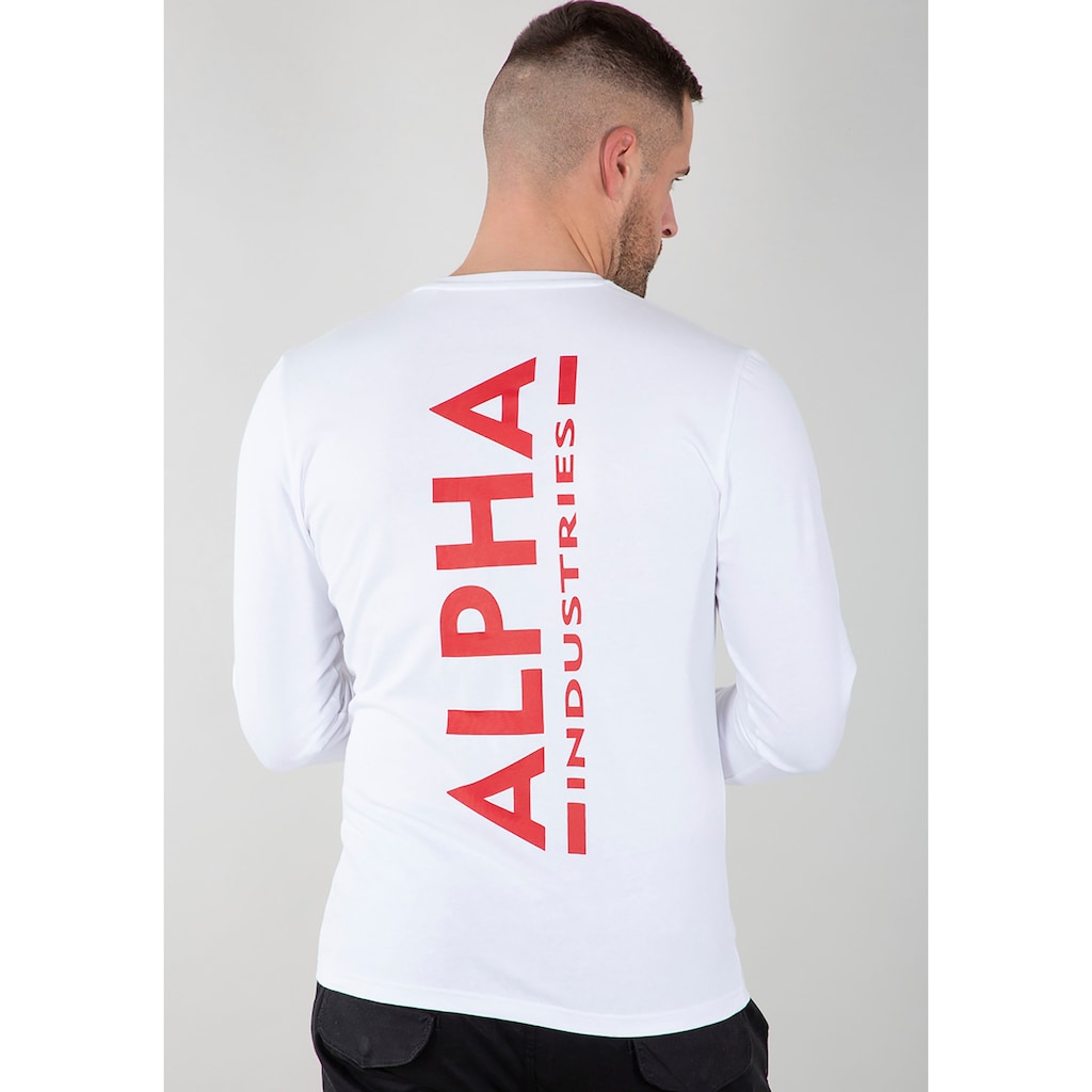 Alpha Industries Langarmshirt »Back Print L«