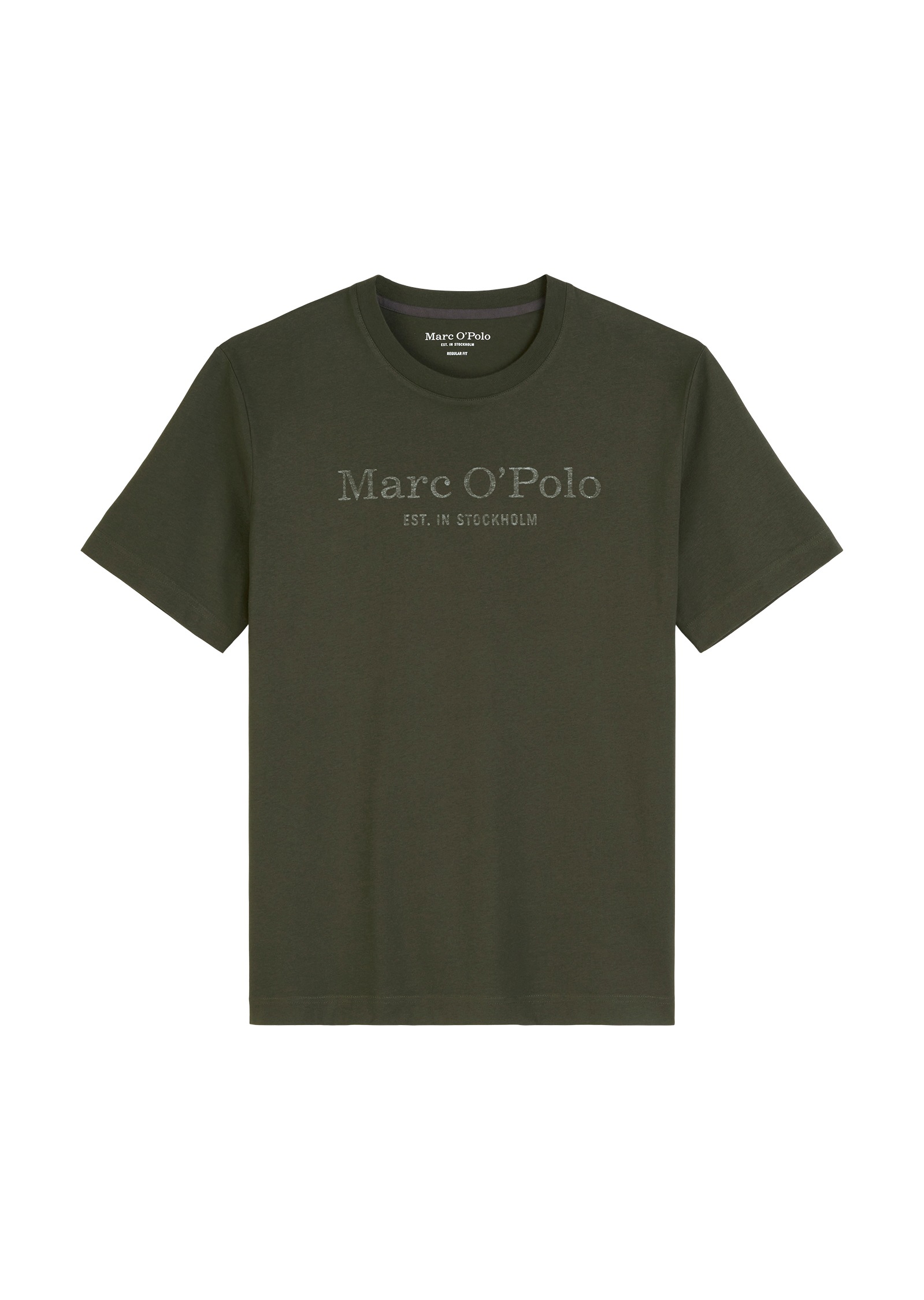 Marc O'Polo T-Shirt, mit tonigem Label-Print vorne