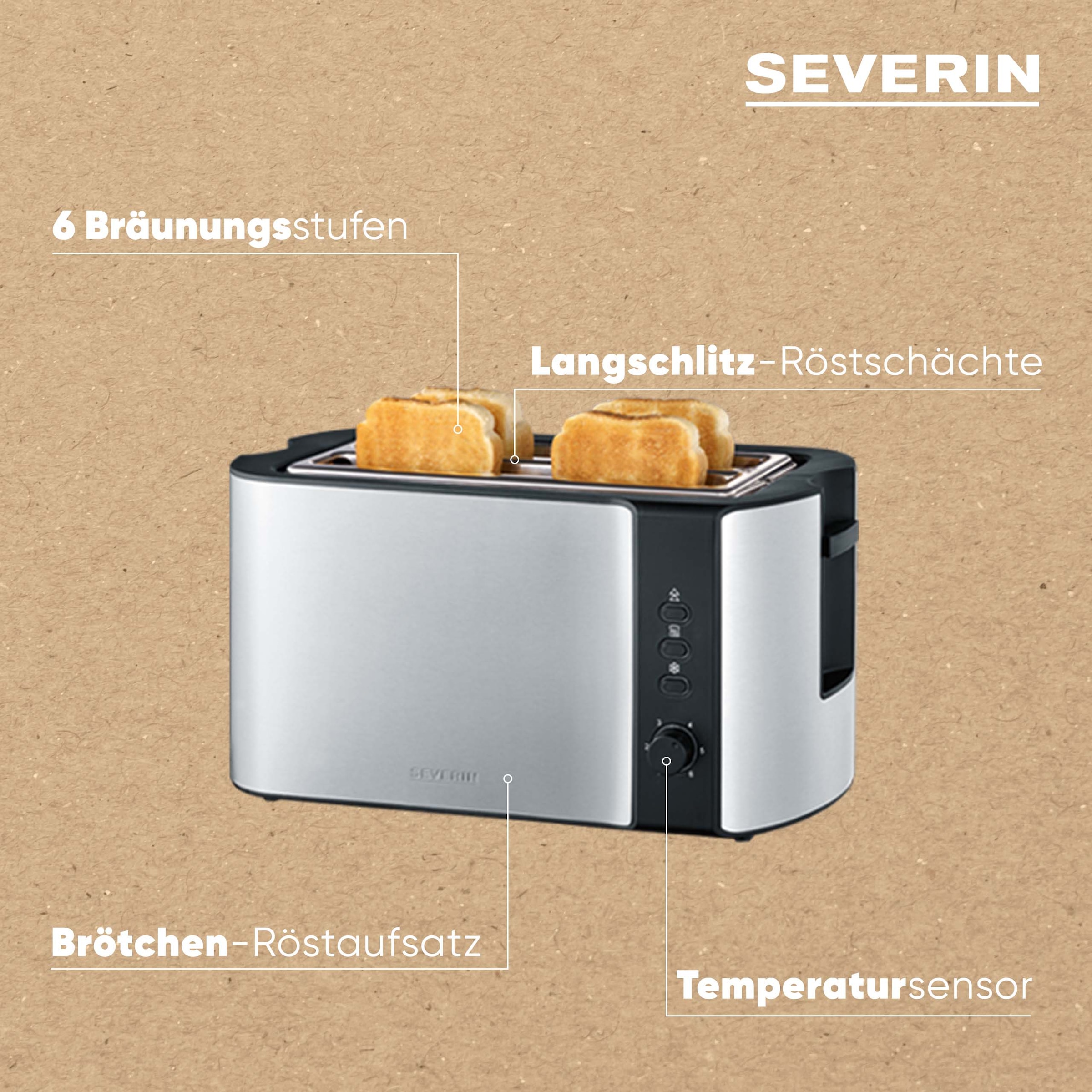Severin Toaster »AT 2590« 1400 W