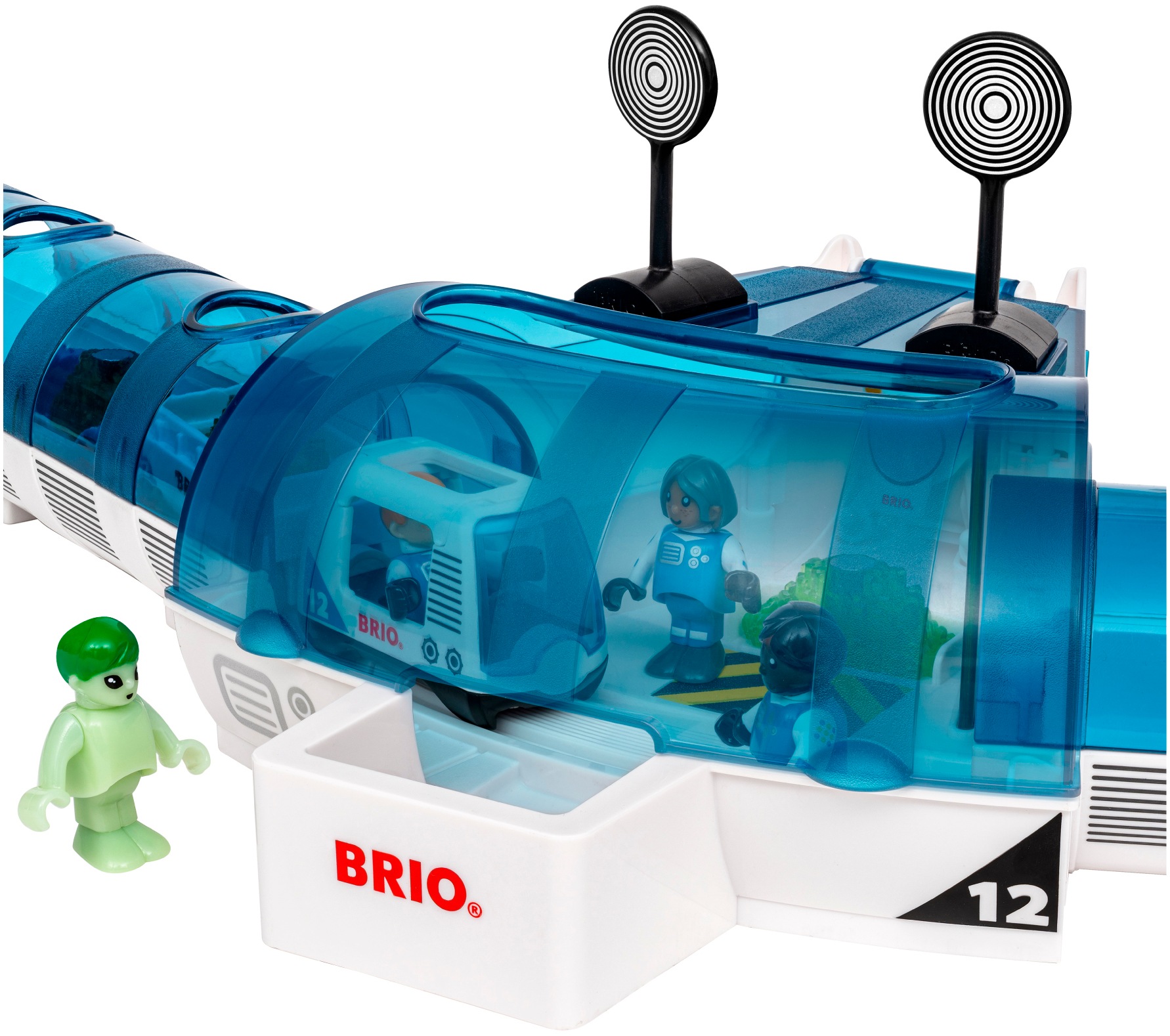 BRIO® Spielwelt »BRIO® WORLD, Weltraum Deluxe Zugset (36157)« mit Licht und Sound