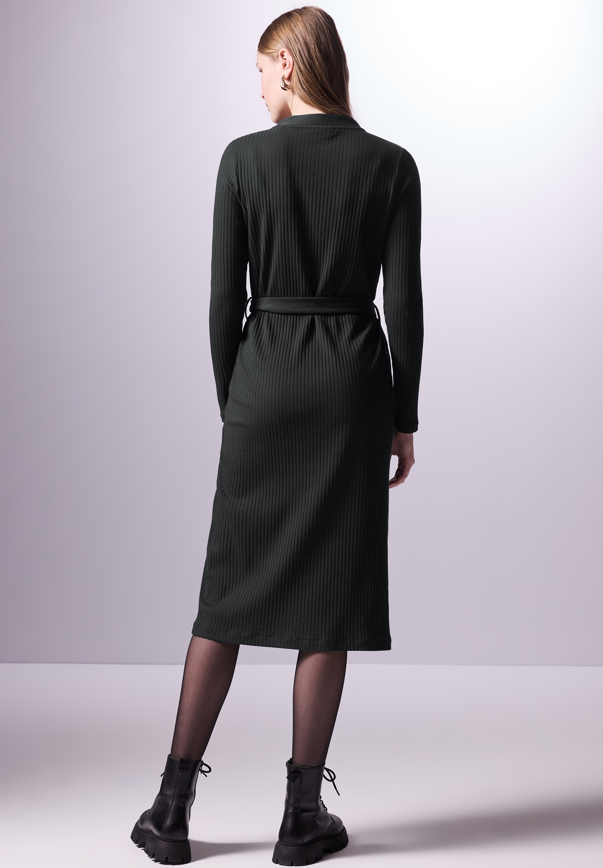 STREET ONE STUDIO Midikleid, mit Knopfleiste