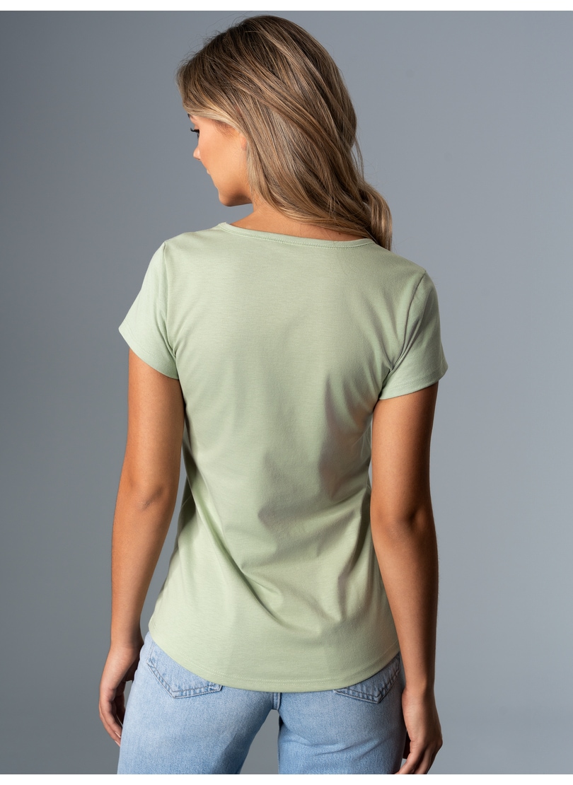 Trigema T-Shirt »TRIGEMA T-Shirt Glitzer-Hirsch«, (1 tlg.)