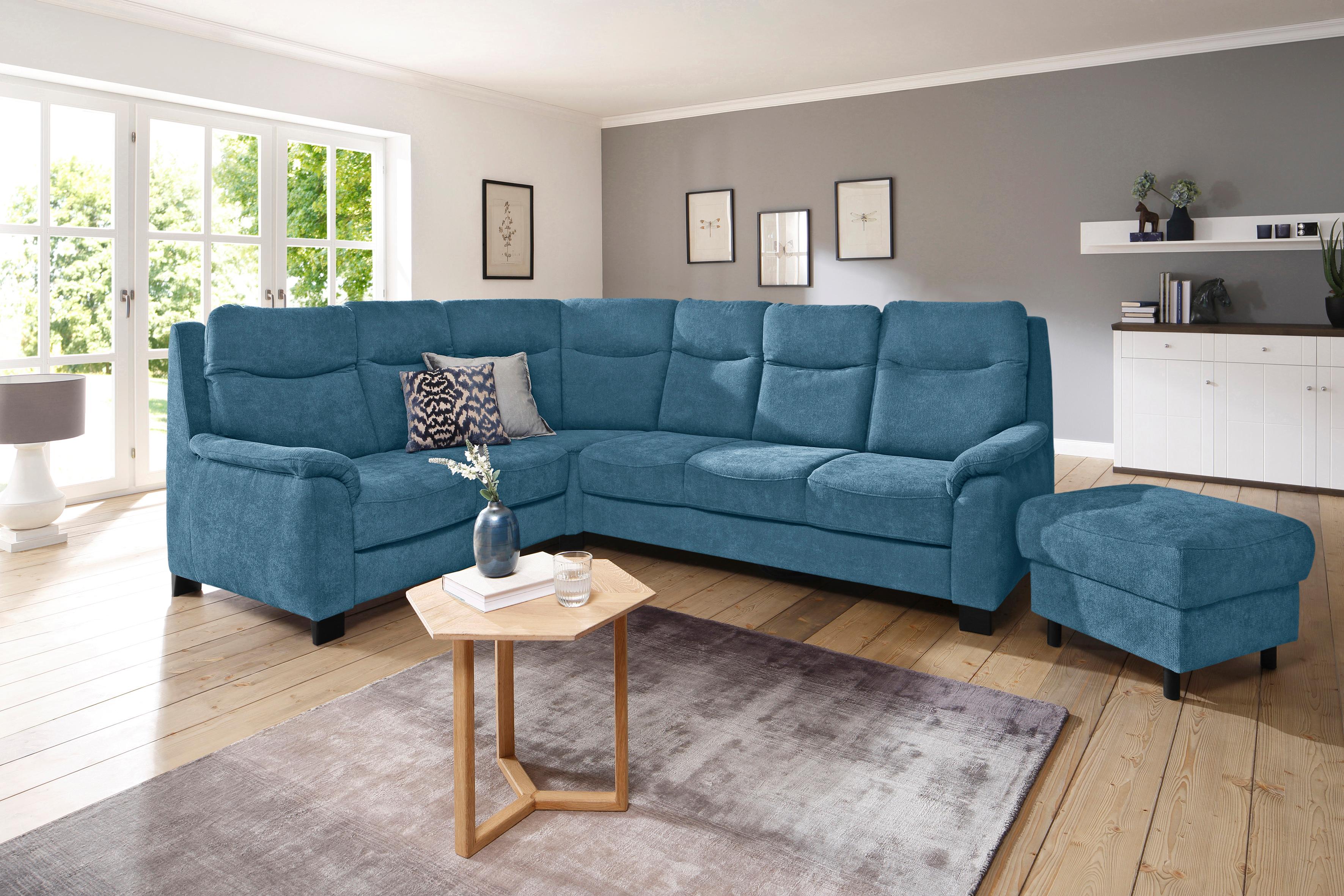 OTTO home Ecksofa "Boccaccio L-Form" mit Federkern, incl. Kopfteilverstellung, wahlweise Schlaffunktion