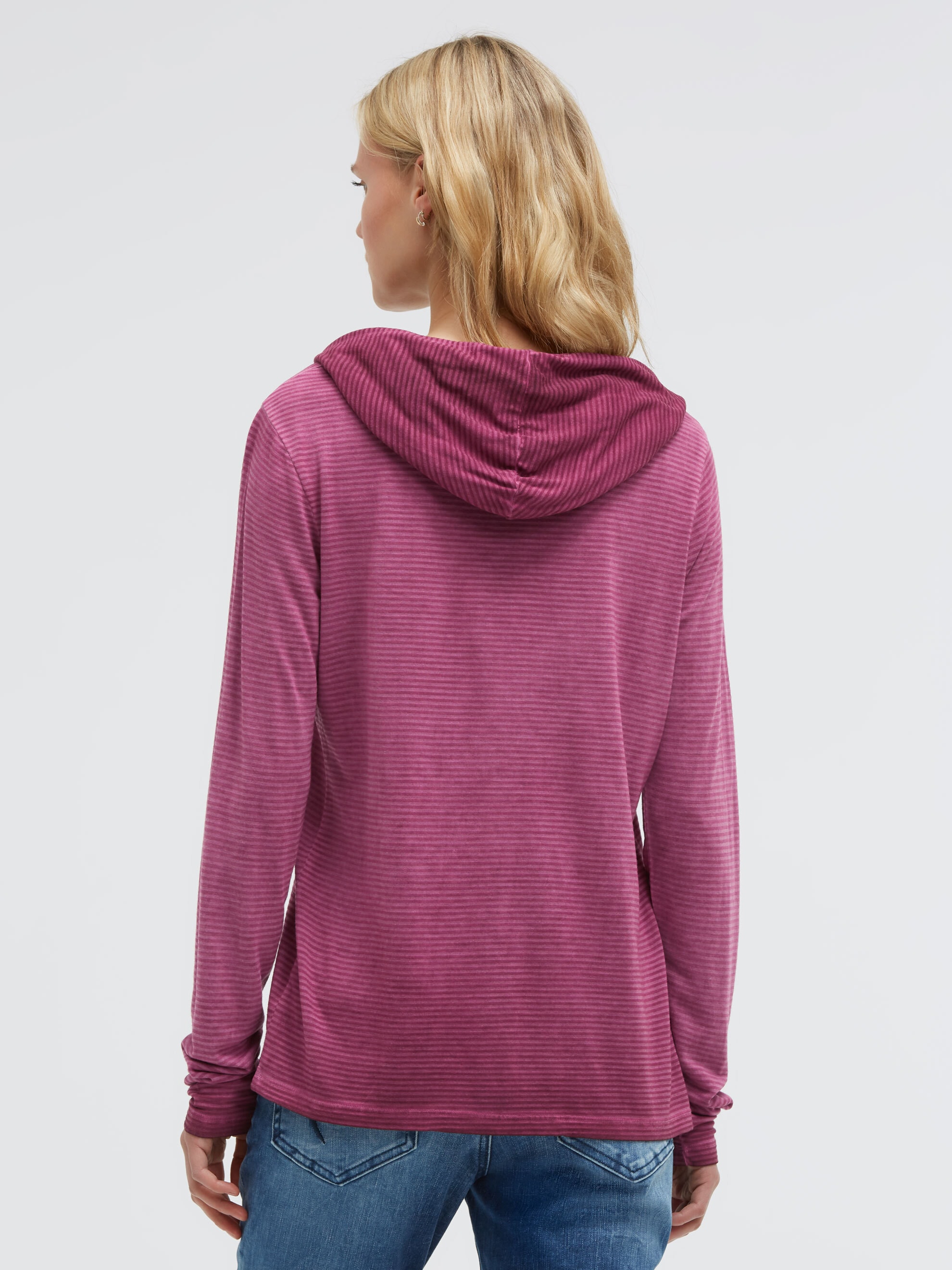 SOCCX Langarmshirt mit Glitzersteinchen