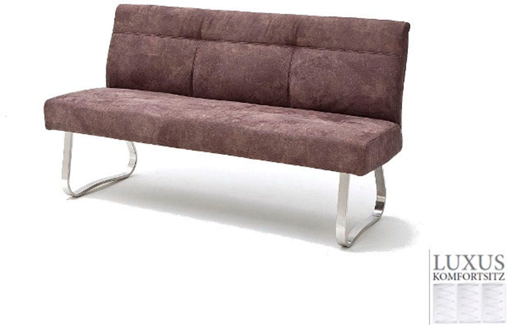 MCA furniture Polsterbank "Talena" mit einem Edelstahl Gestell, in zwei Far günstig online kaufen