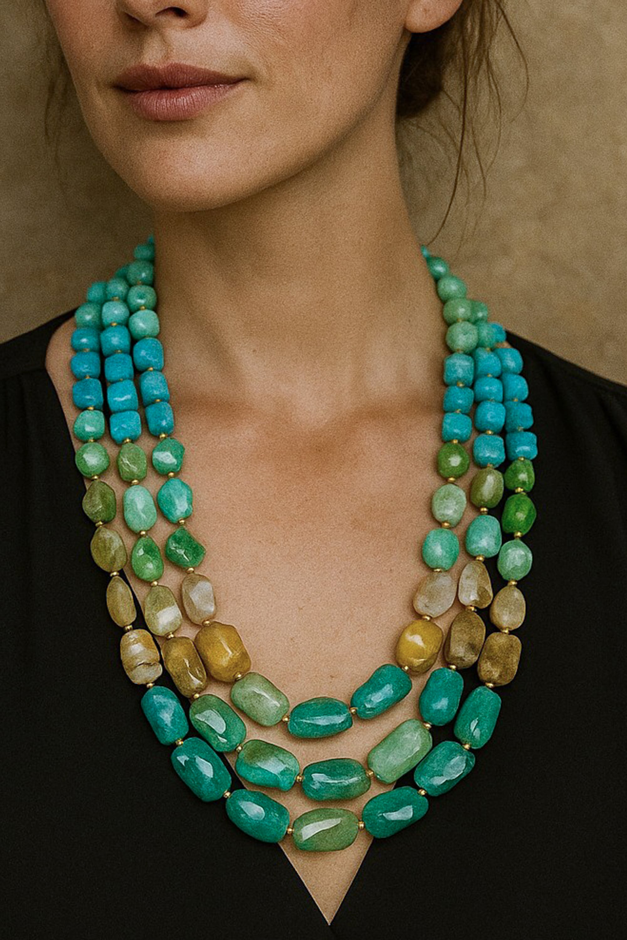 Thumbnail - COLLEZIONE ALESSANDRO Kette mit Anhänger "Marble" Exclusive Statemenkette