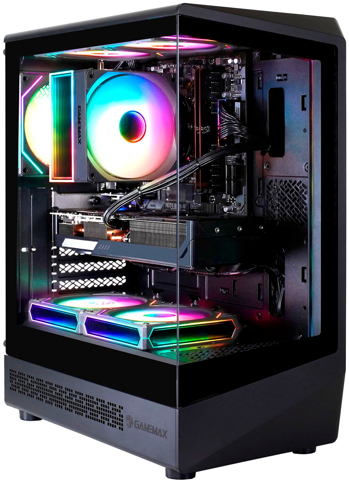 GAMEMAX Gaming-PC »VISTA COC AB 8203 AMD Ryzen 5 7500F 32GB DDR5 1TB SSD RX 9070« Windows 11, DDR5 RAM