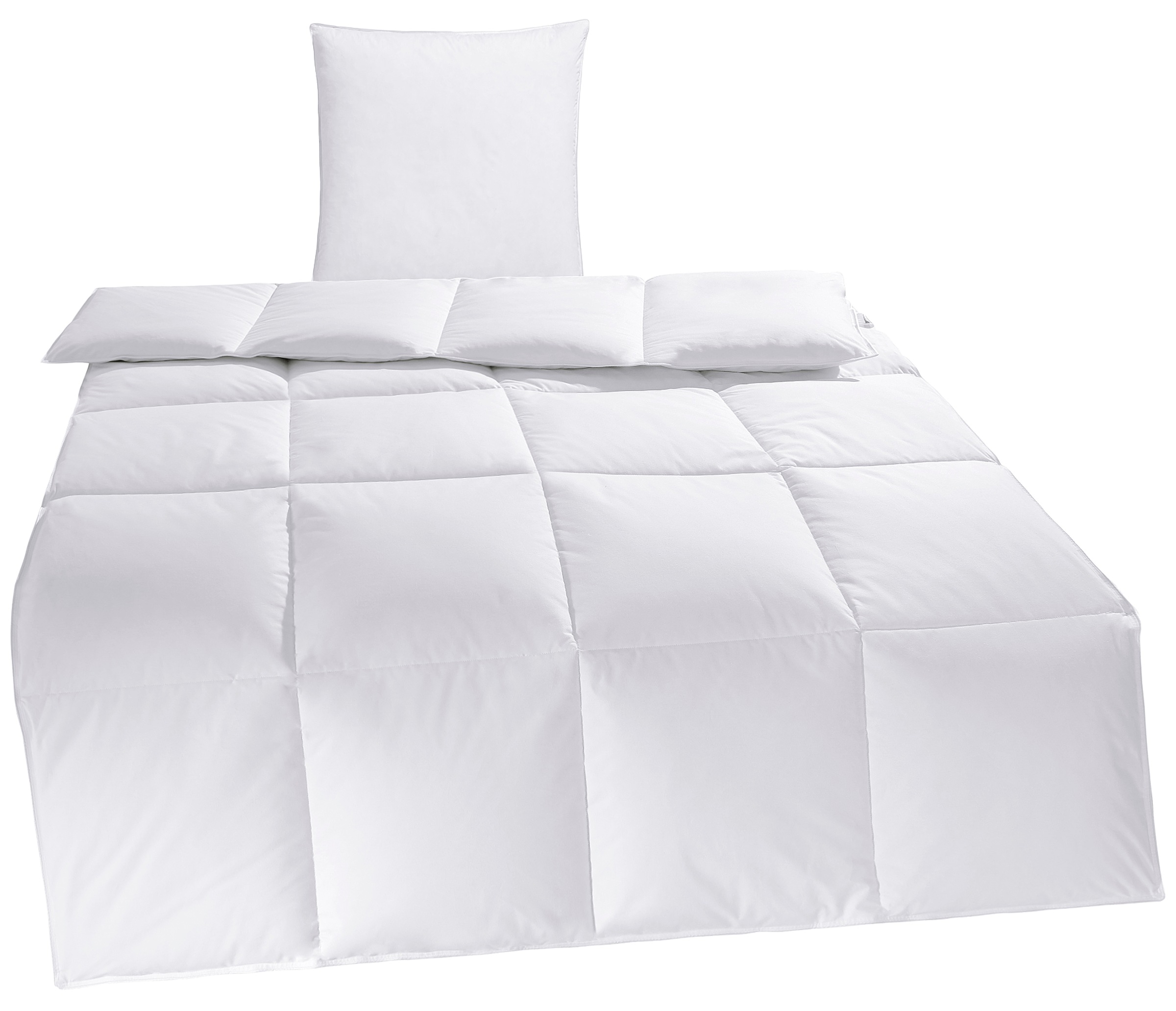 OTTO home Daunenbettdecke + Kopfkissen "Cyra Set, Bettdecke 135x200 & 155x2 günstig online kaufen