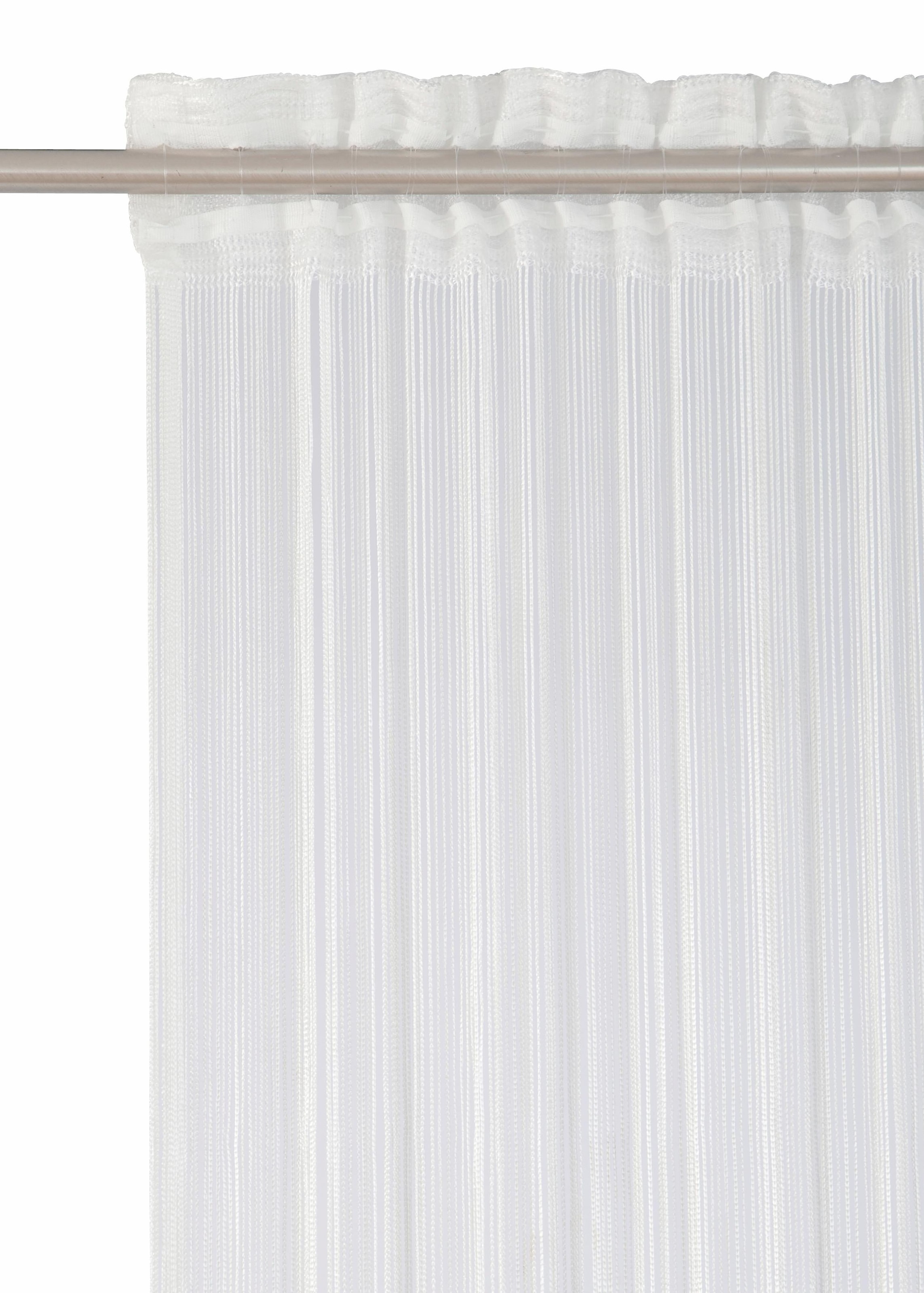 Weckbrodt Fadenvorhang »Rebecca«, (1 St.), Fadengardine, Insektenschutz, transparent, kürzbar, Store