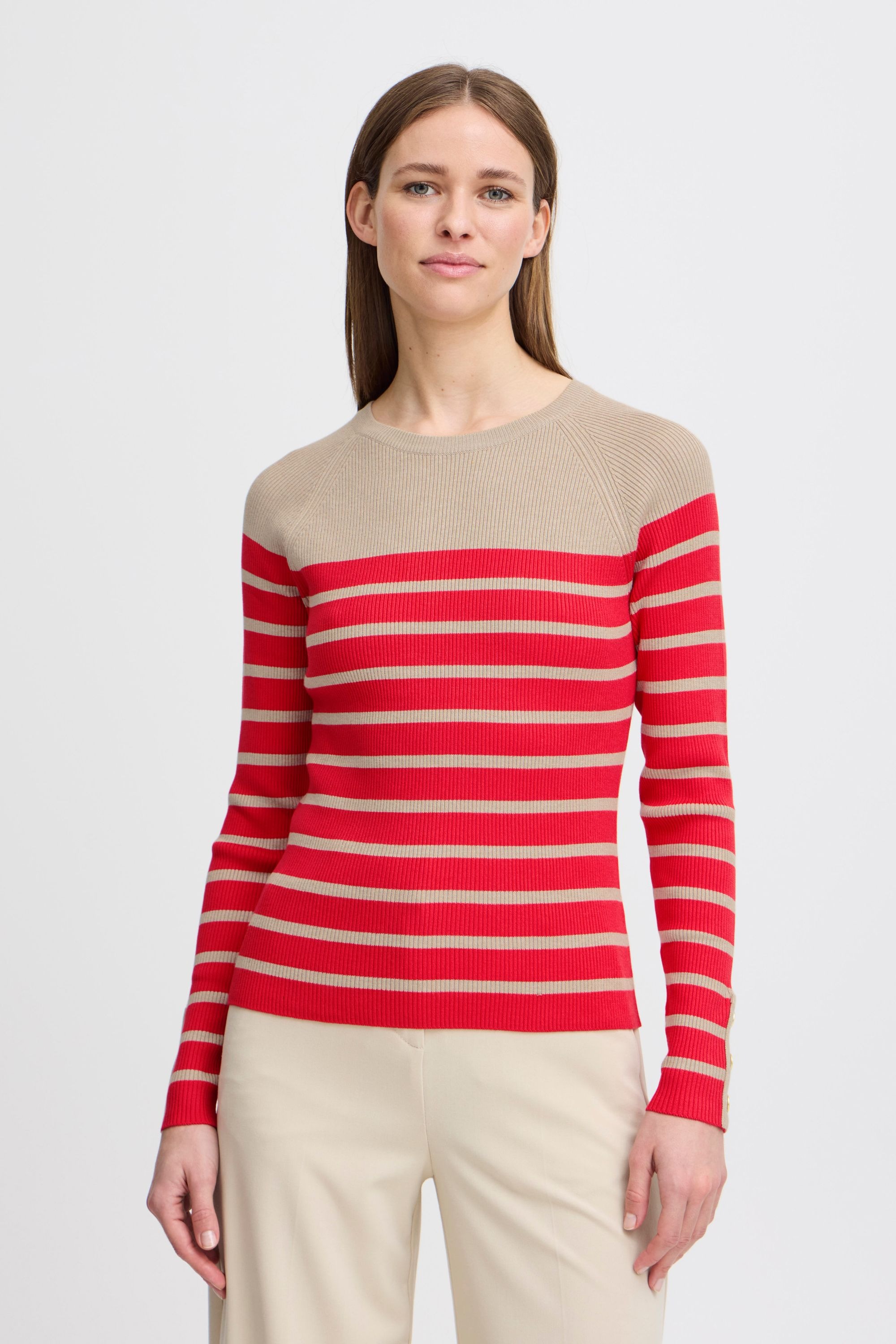 b.young Strickpullover »Strickpullover BYMMMORLA SLIM RAGLAN -«