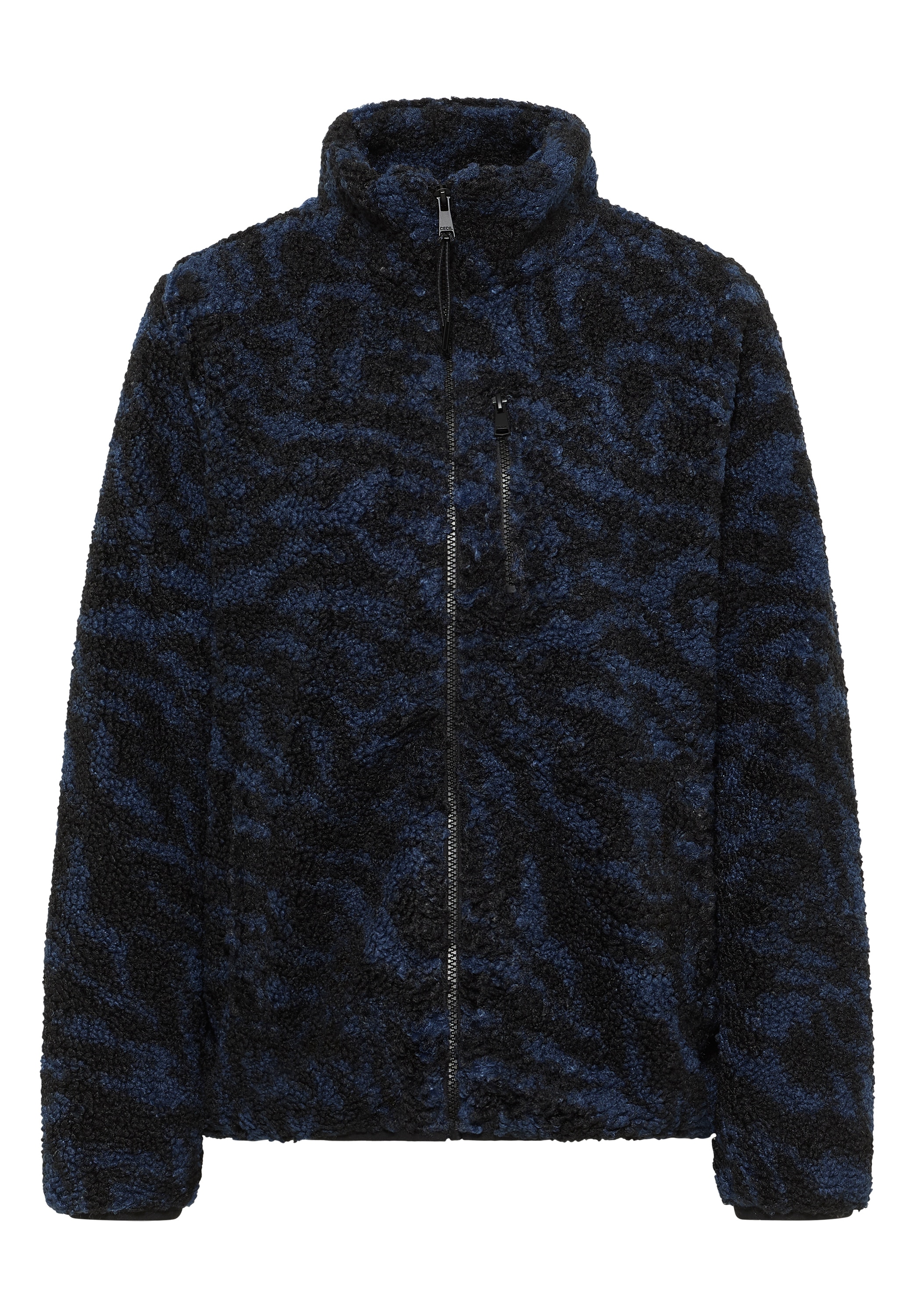 Cecil Sweatjacke, mit Stehkragen