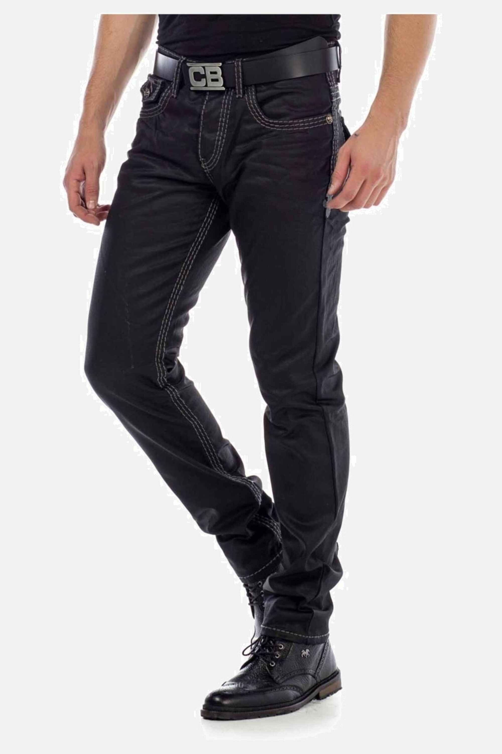 Cipo & Baxx CD-295 Men Jeans Black 38/32 3