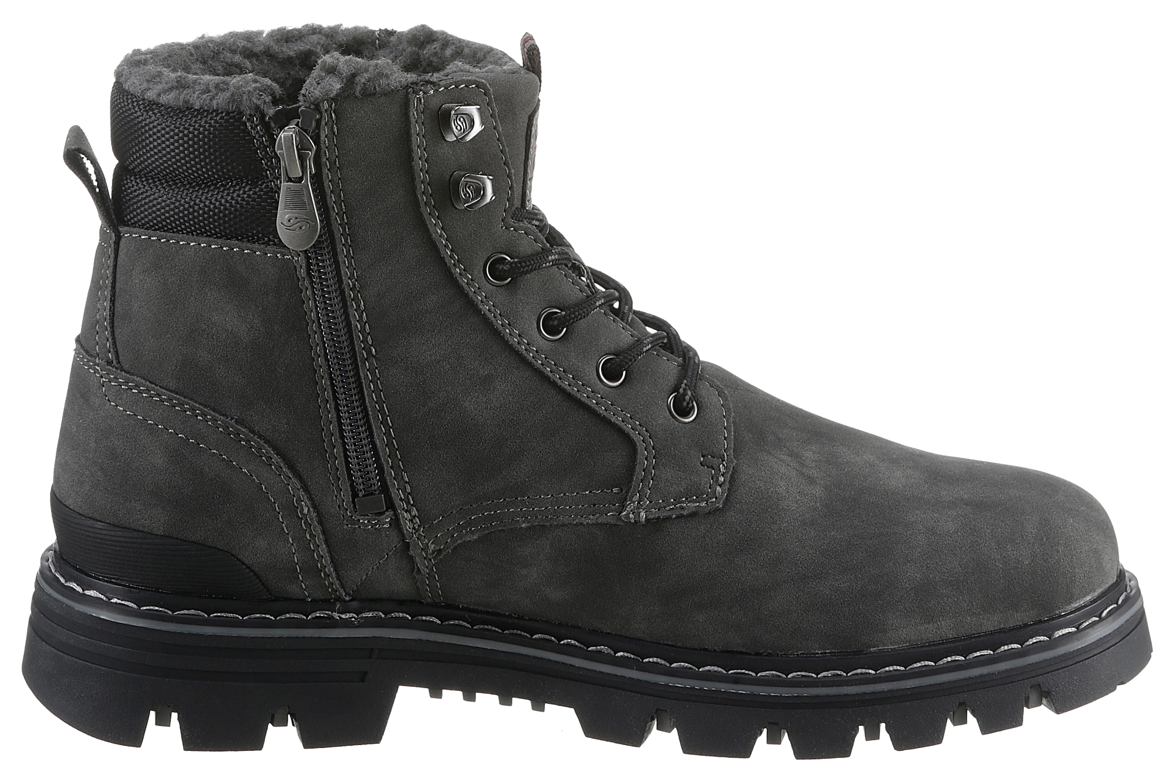 Dockers by Gerli Winterboots, Workerboots, Schnürstiefel mit Blockabsatz