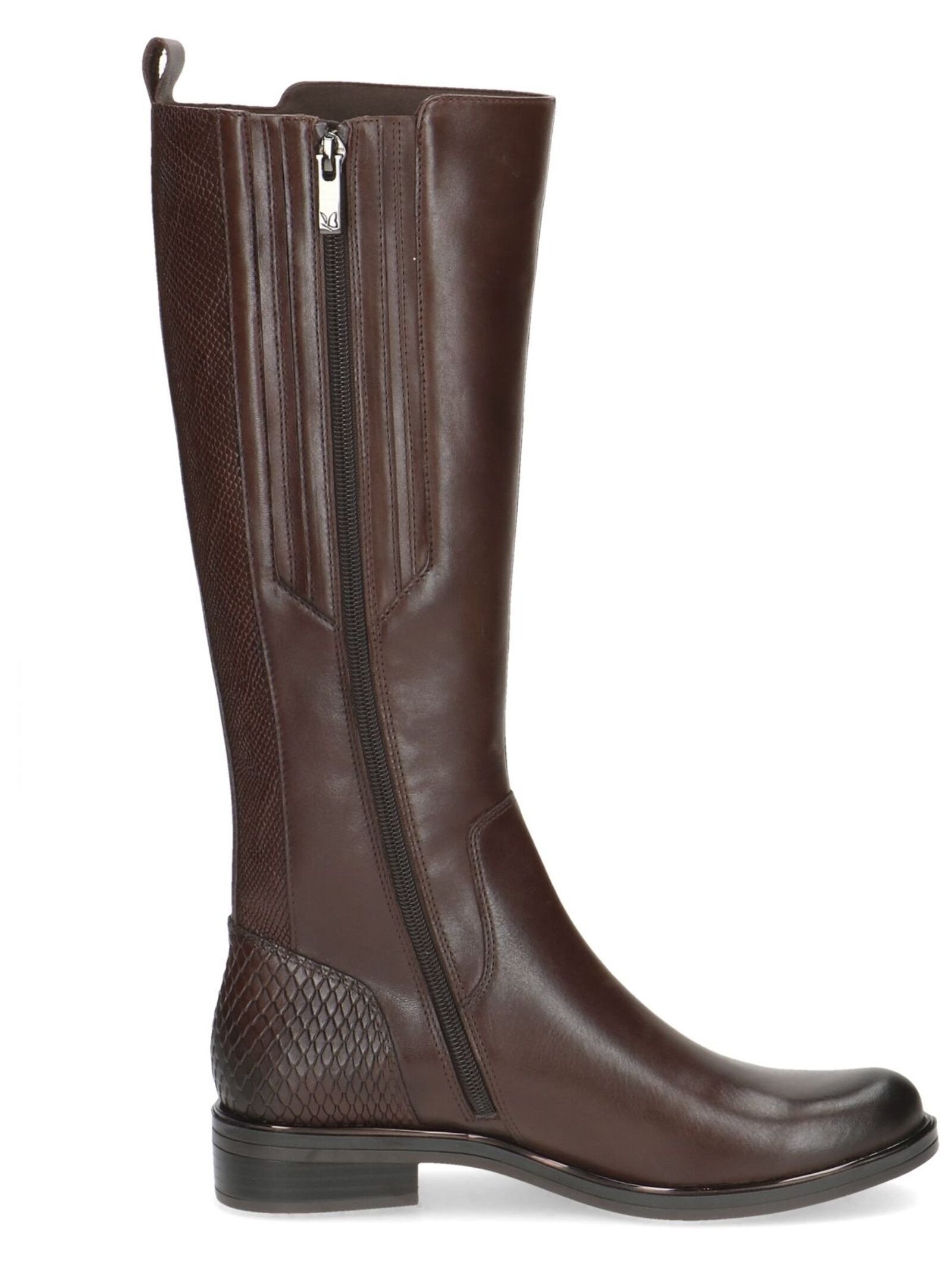 Caprice Women Leather Boots Dark Brown 38.5 3