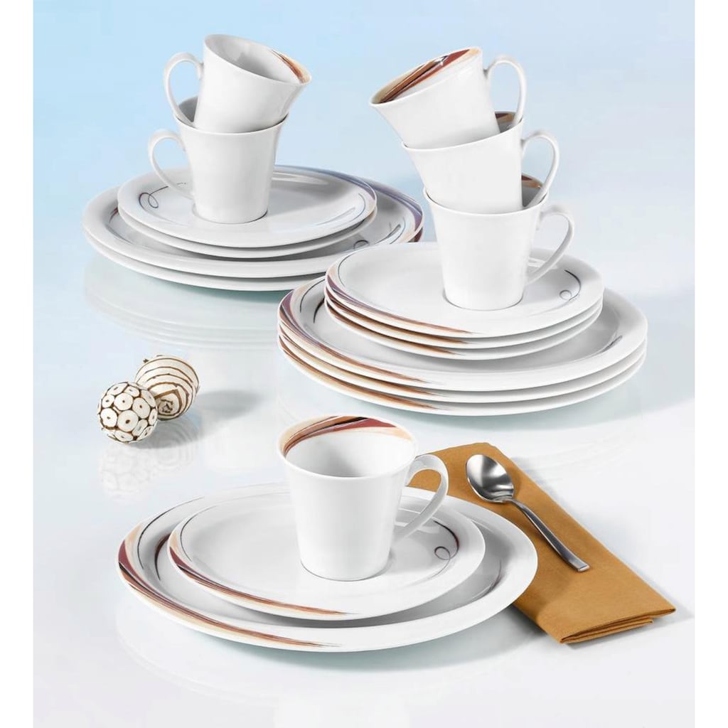 Seltmann Weiden Kaffeeservice »Geschirr-Set, Service Top Life Aruba«, (Set, 18 tlg.)