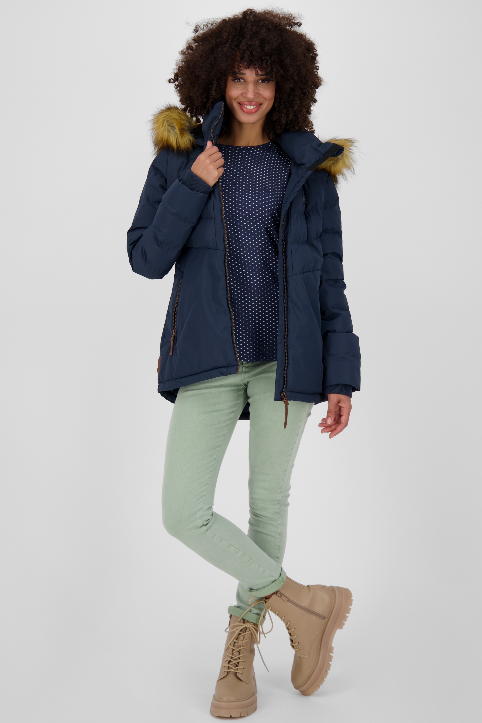 Alife & Kickin Winterjacke "Damen IngridAK A" günstig online kaufen