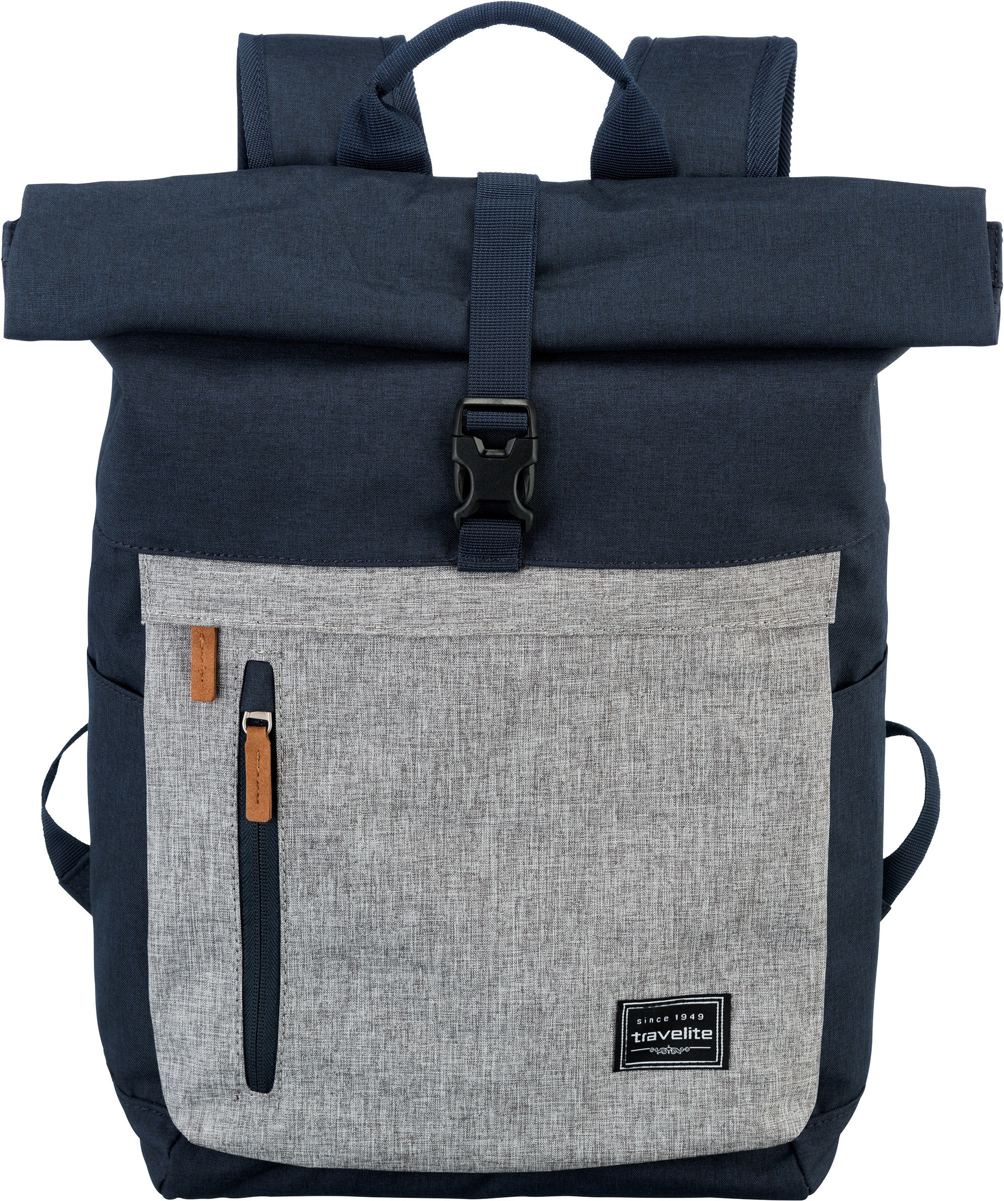 travelite Freizeitrucksack "BASICS Rollup Rucksack" mit variablem Rollup-Verschluss