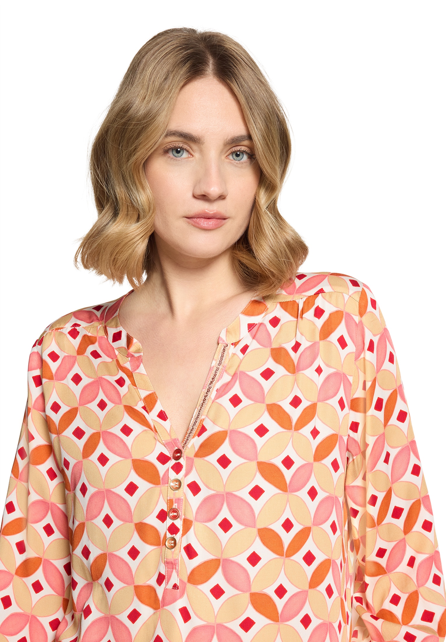 Cartoon Schlupfbluse »Damen mit Muster«