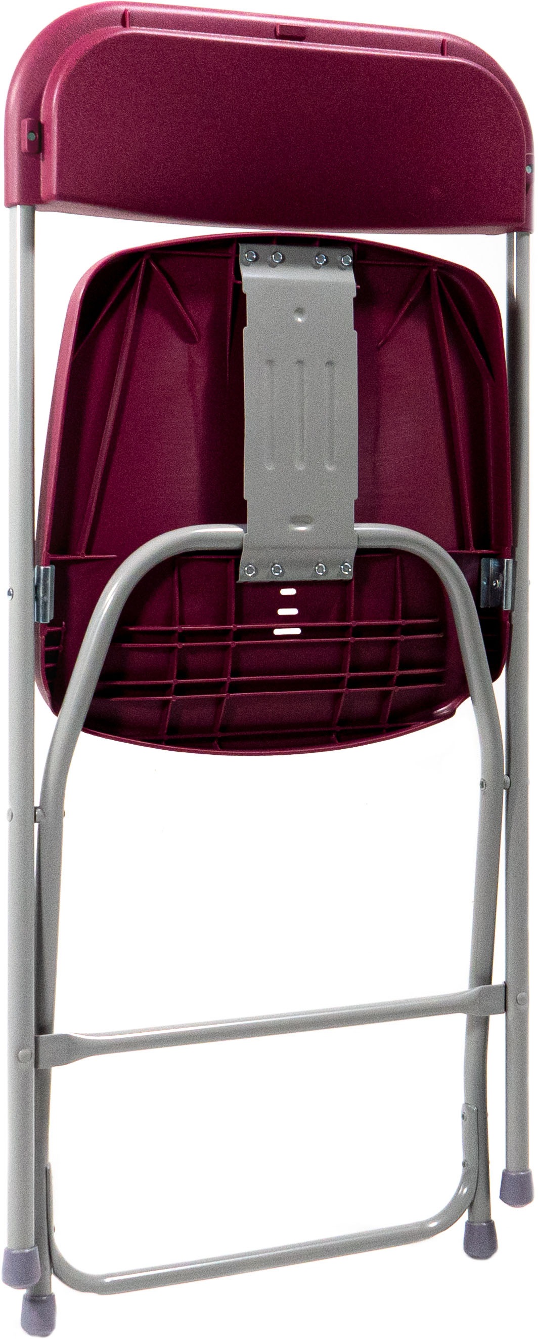 Essentials Klappstuhl "Budget" () 1 Stk. grau/bordeaux günstig online kaufen