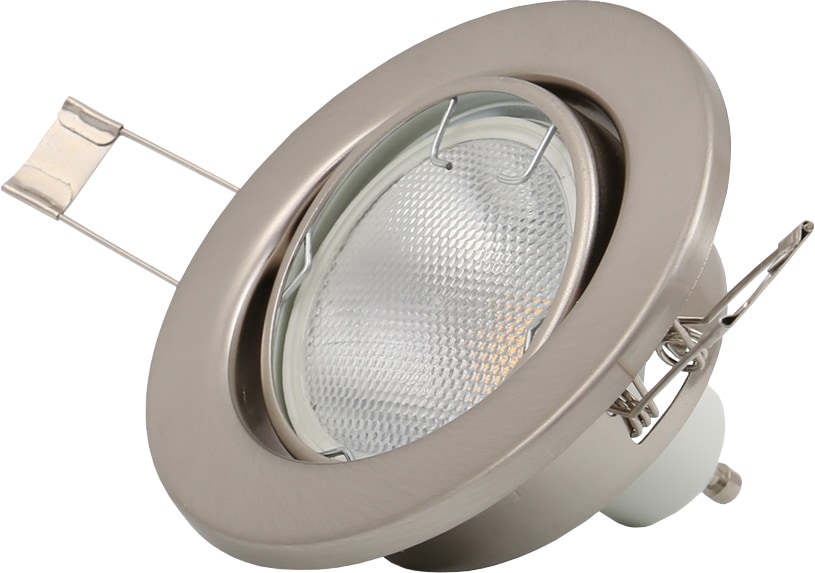 B.K.Licht LED Einbaustrahler, 10 flammig-flammig, LED Einbauleuchten,  schwenkbar, Einbau-Spots, nickel, matt GU10 kaufen | BAUR