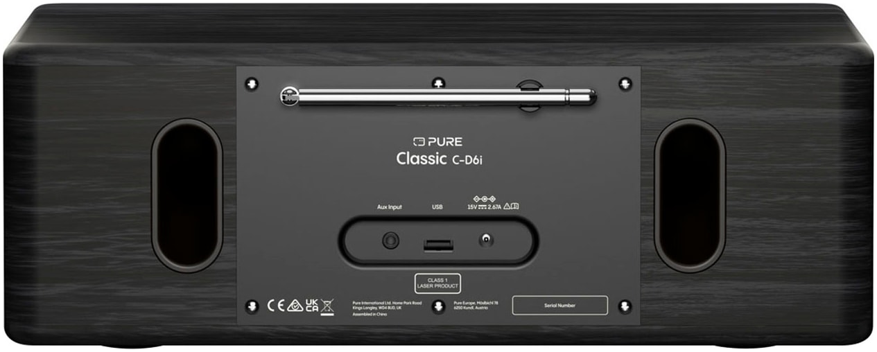 Pure Internet-Radio »Classic C-D6i«, (Bluetooth Digitalradio (DAB+)-UKW mit RDS-FM-Tuner-Automatische Senderverfolgung 30 W)