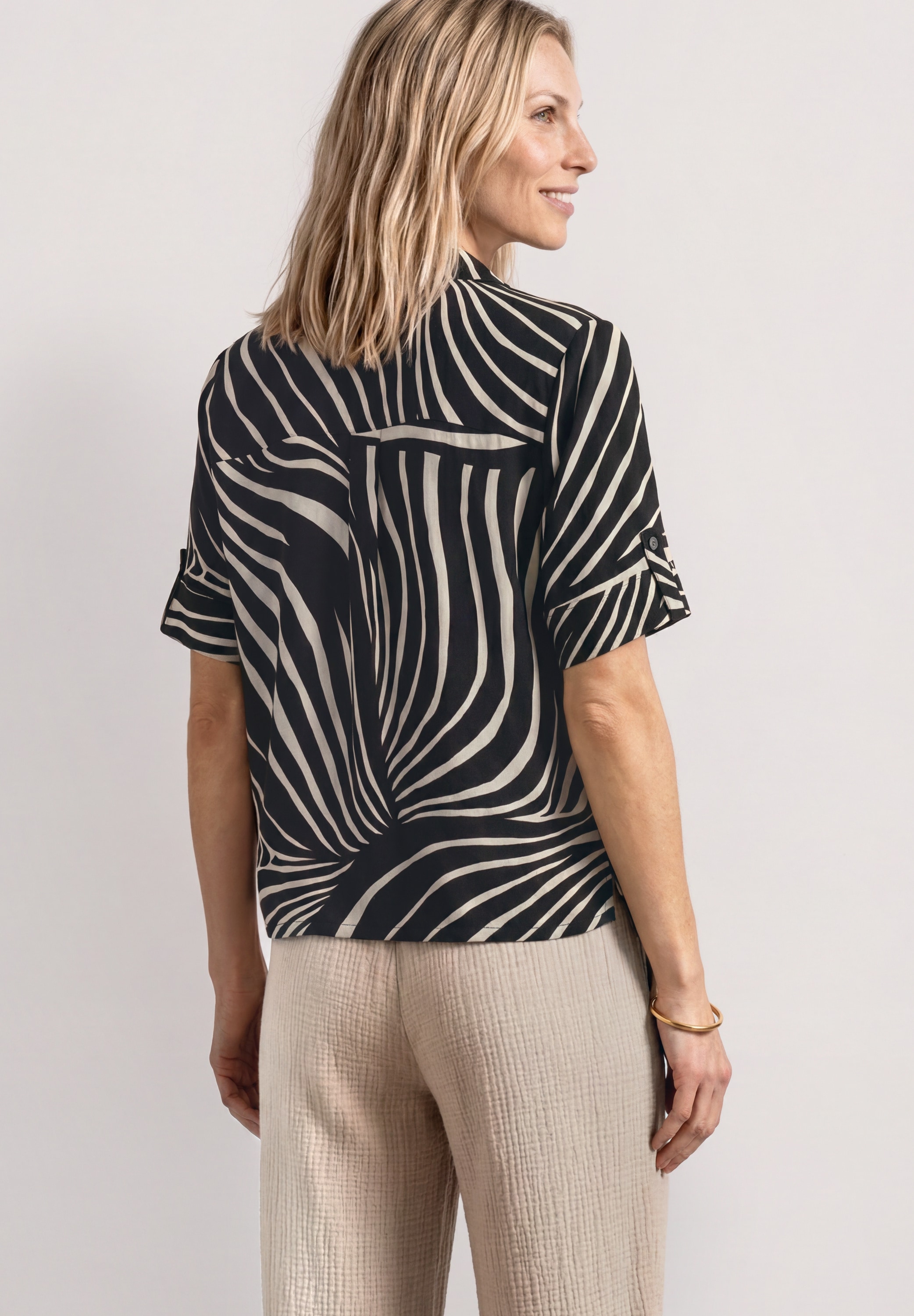 STREET ONE Hemdbluse aus softer Viskose