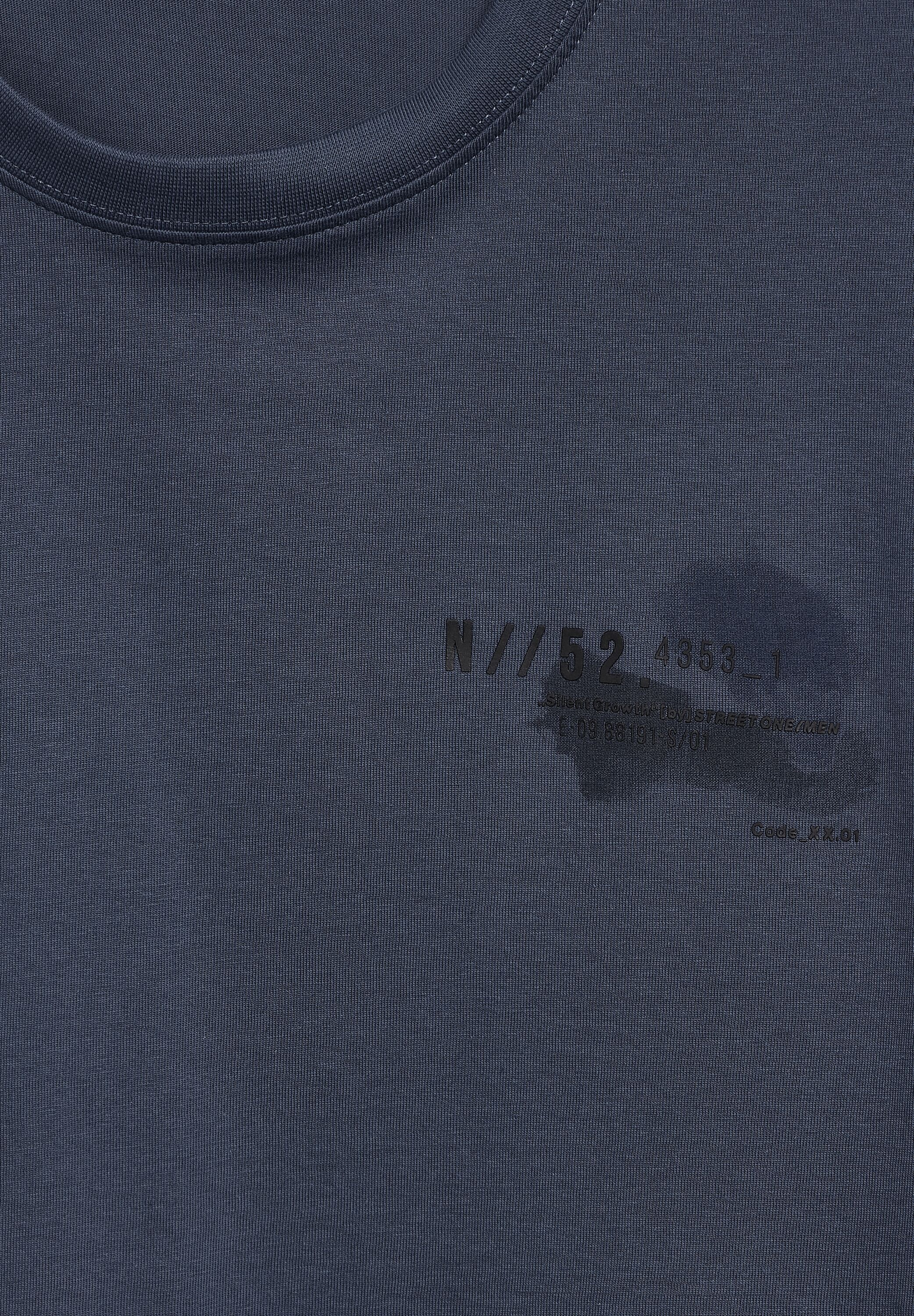 STREET ONE MEN T-Shirt, aus reiner Baumwolle